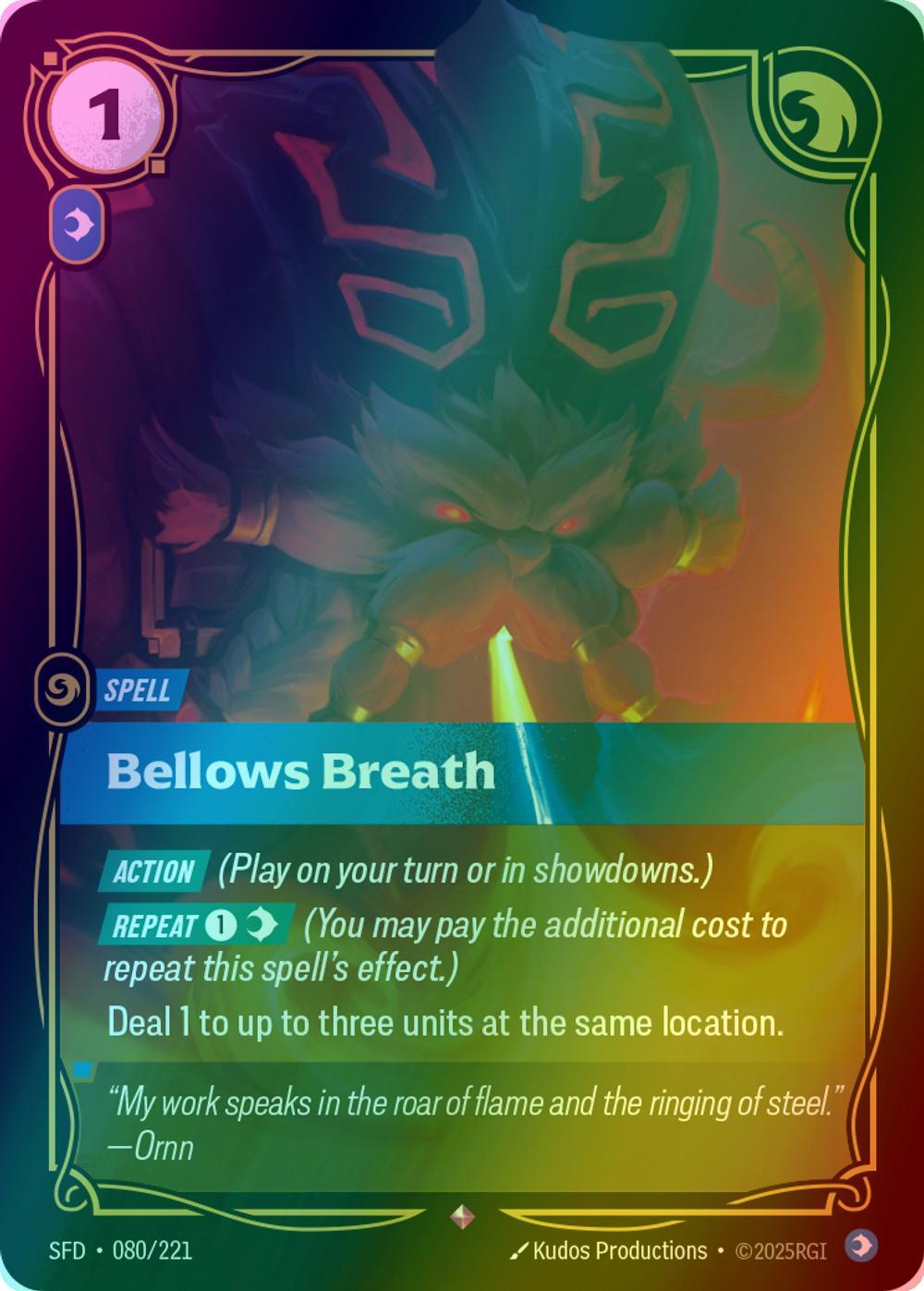 221 spiritforged foil – Riftbound Bellows Breath - 080/221 [Spiritforged] [Foil]