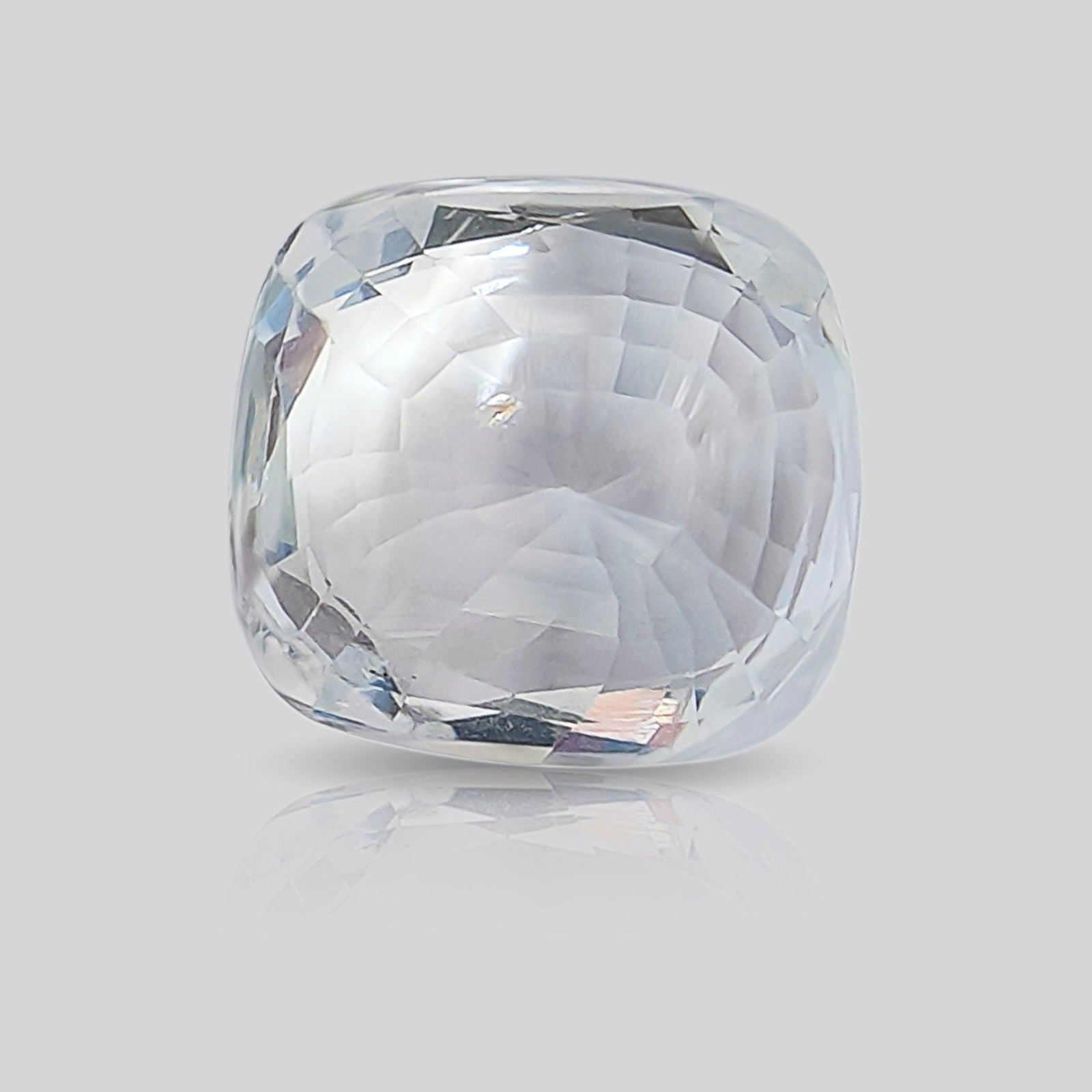 Gemsmantra White Sapphire (6.45 ratti) - view 2