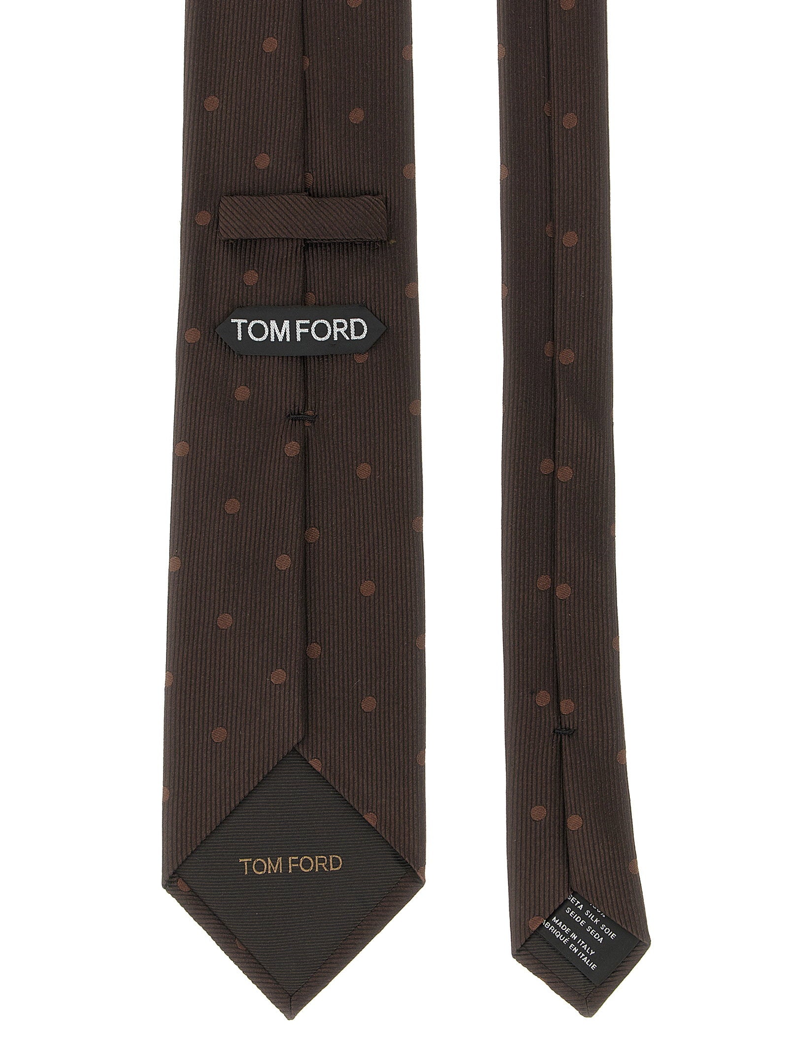 Tom Ford Polka Dot Silk Tie – 100% silk mulberry - view 2
