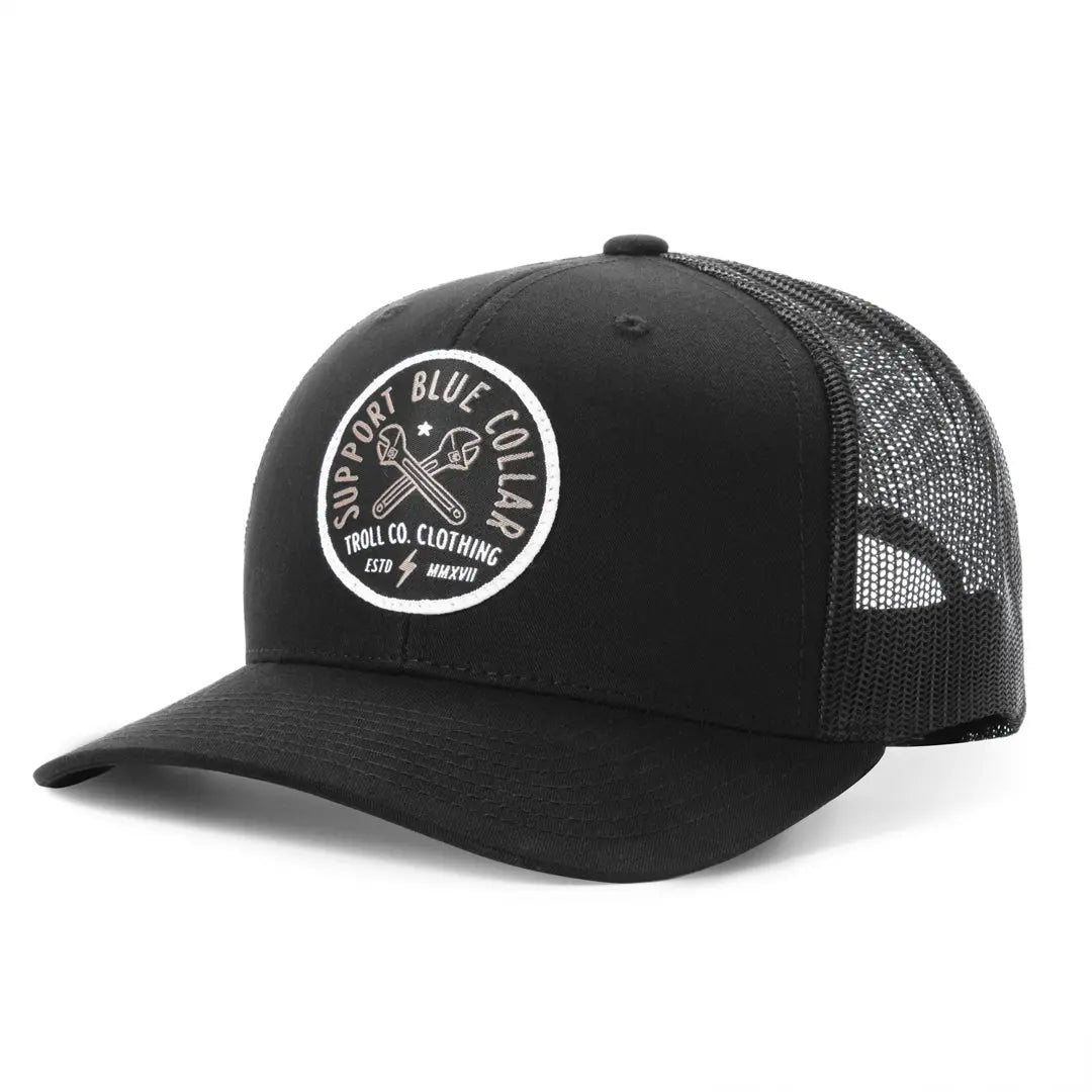 Radial Mettle Curved Brim Hat – Black