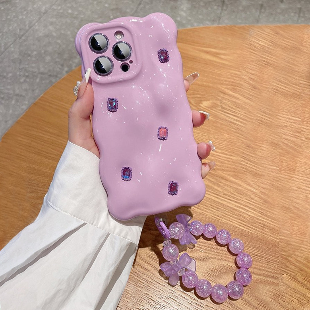 Peeperly Bubble Bling Rhinestone Case with Bracelet - view 3