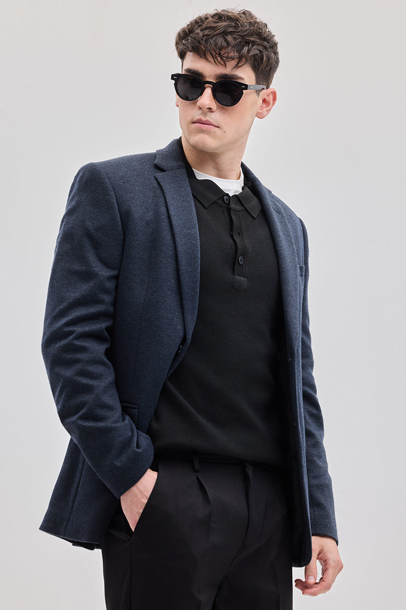 SNITCH Black Knitted Polo Sweater - view 4