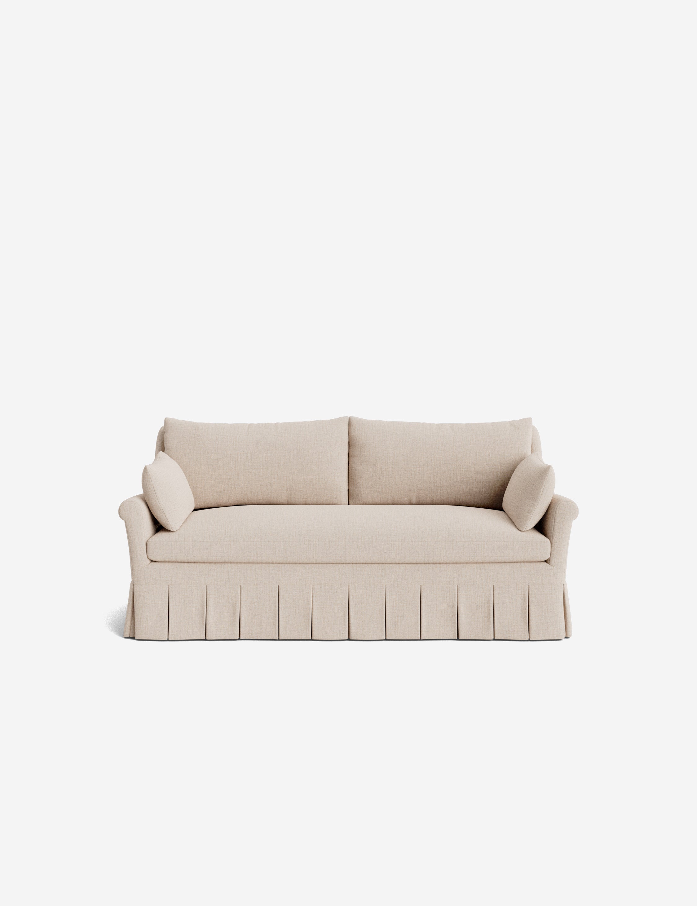 Lulu and Georgia Portola Rolled Arm Pleated Sofa - view 133