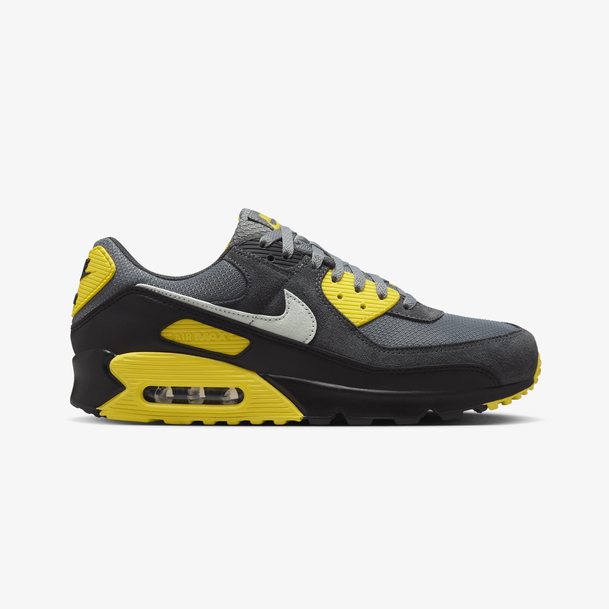 Nike | AIR MAX 90 { SMOKE GREY/LIGHT SILVER-LIGHTENING