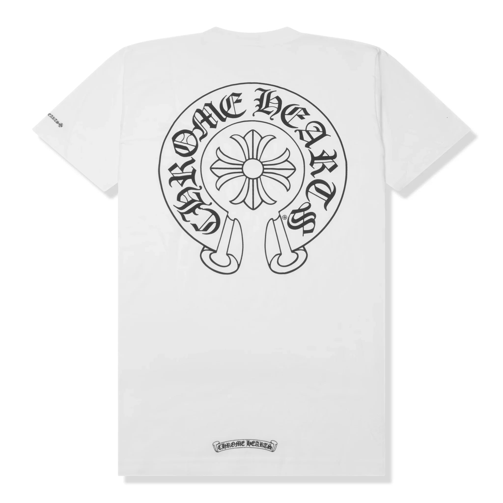 Chrome Hearts Horse Shoe Pocket Logo White T Shirt - view 2