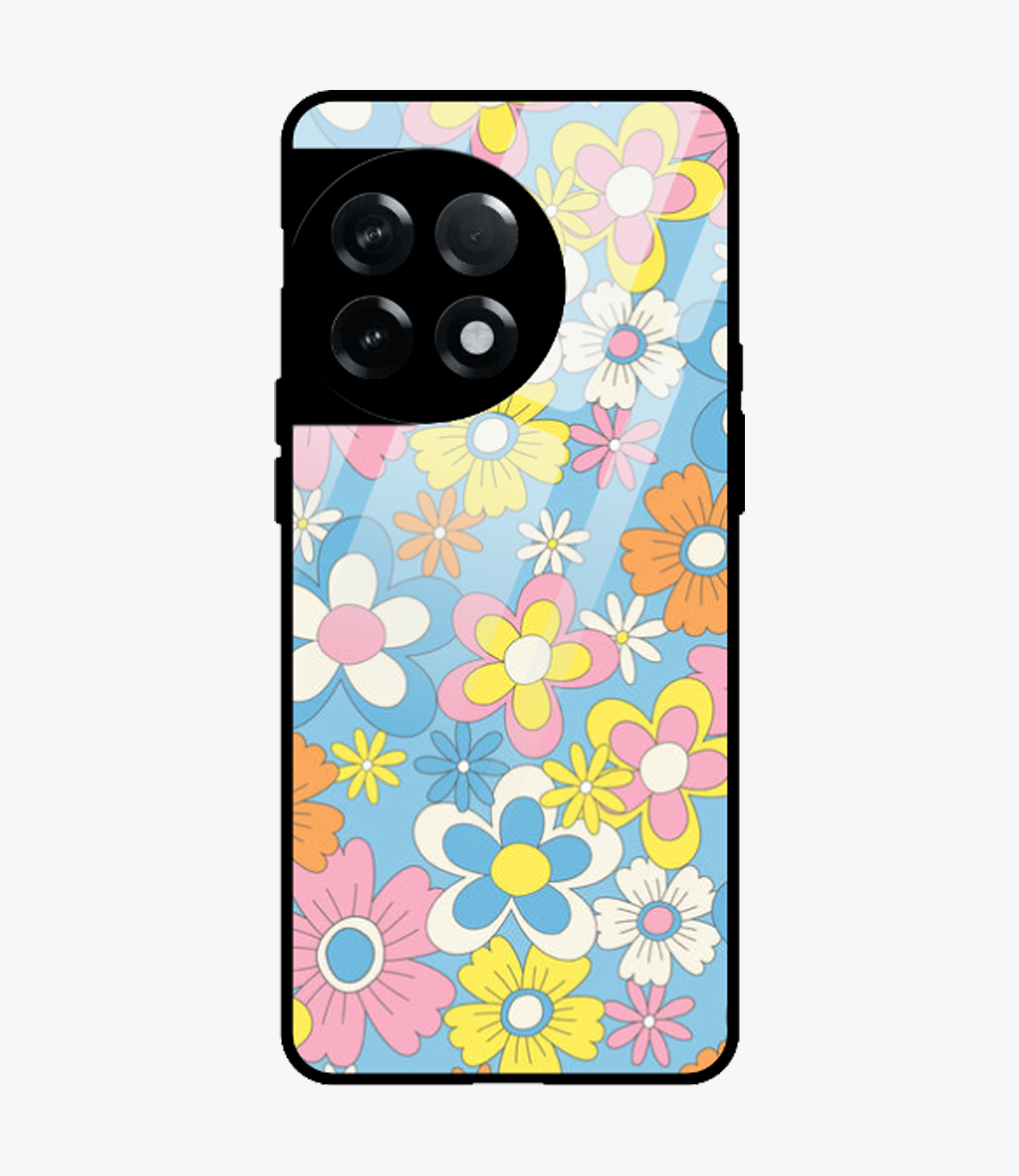 The Case Company Hippie Flowers Metal Case for Oneplus 11R
