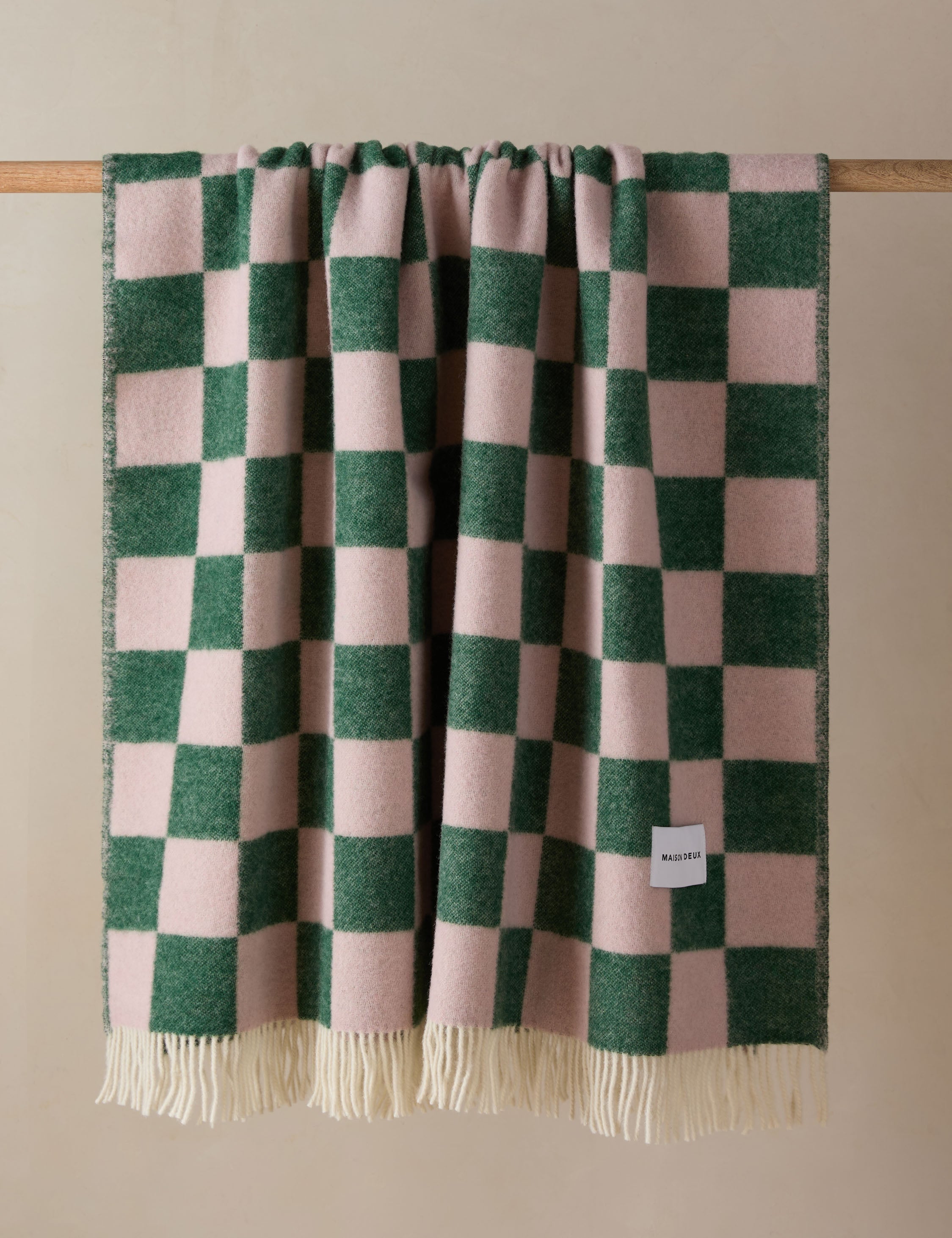 Lulu and Georgia Checkerboard Throw by Maison Deux
