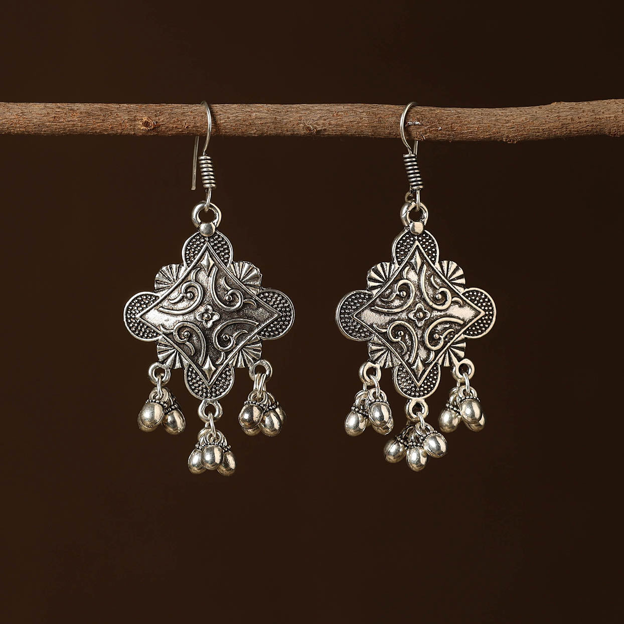 JALPARI Aiza German Silver Earrings - view 2