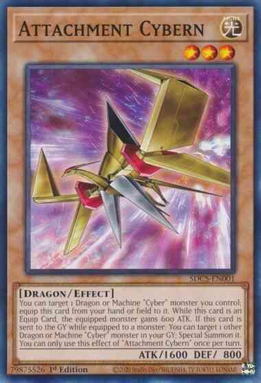Yu-Gi-Oh! Attachment Cybern - SDCS-EN001 - Common - 1st Edition