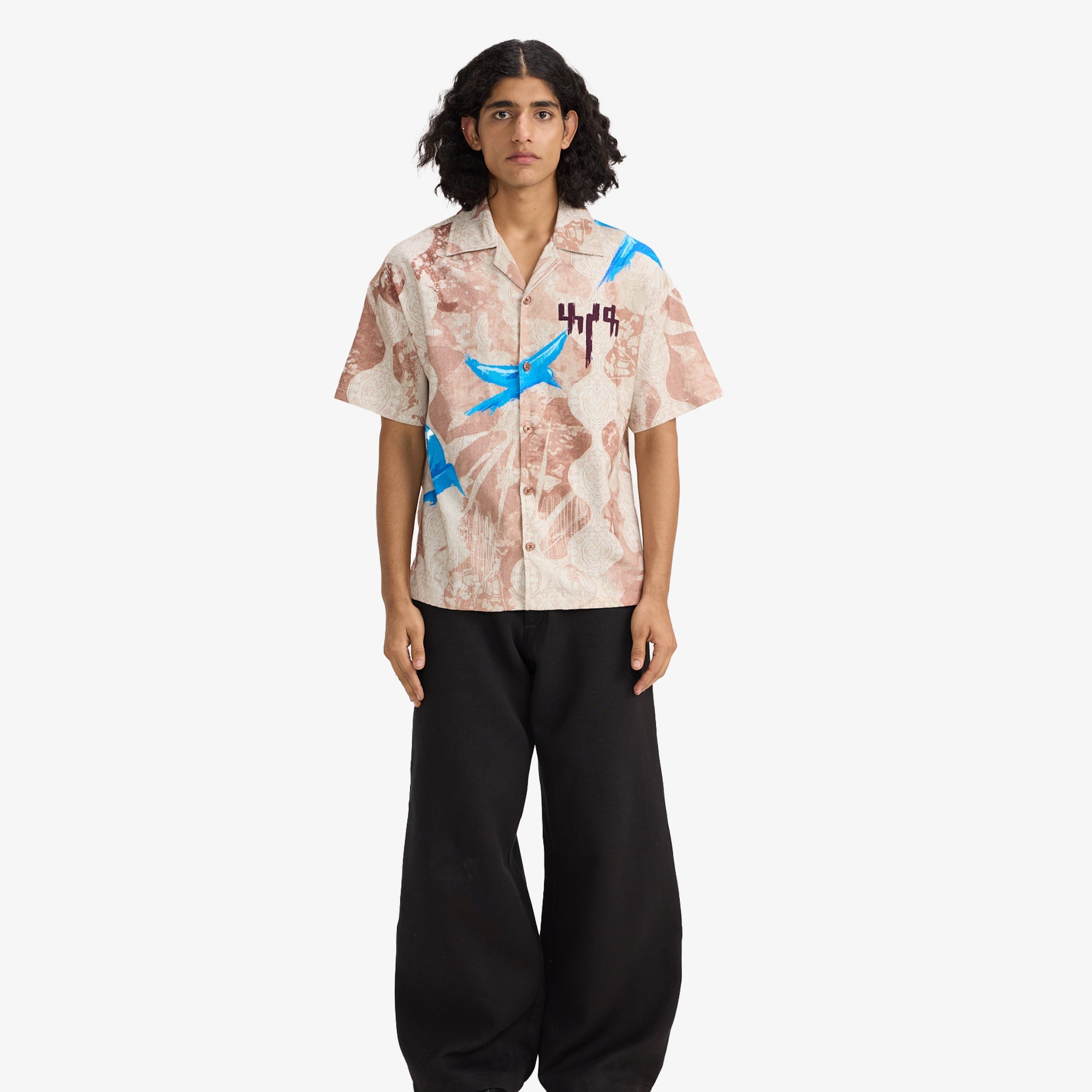 F A R A K | DAY DREAMER SHIRT { BEIGE/Brown - view 4
