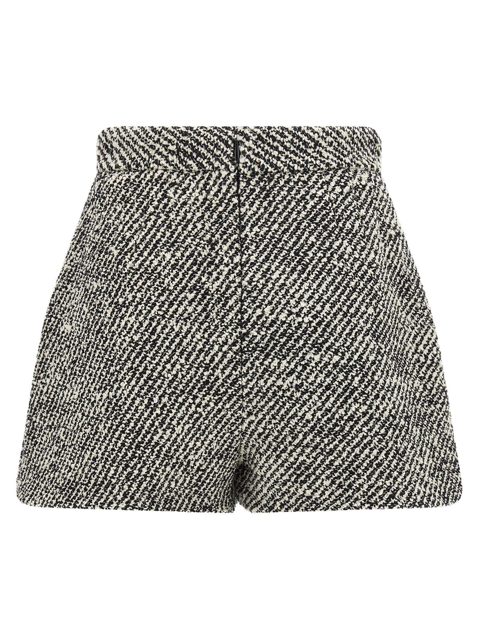 Versace Bouclé Wool Shorts – 92% virgin wool 8% nylon - view 2
