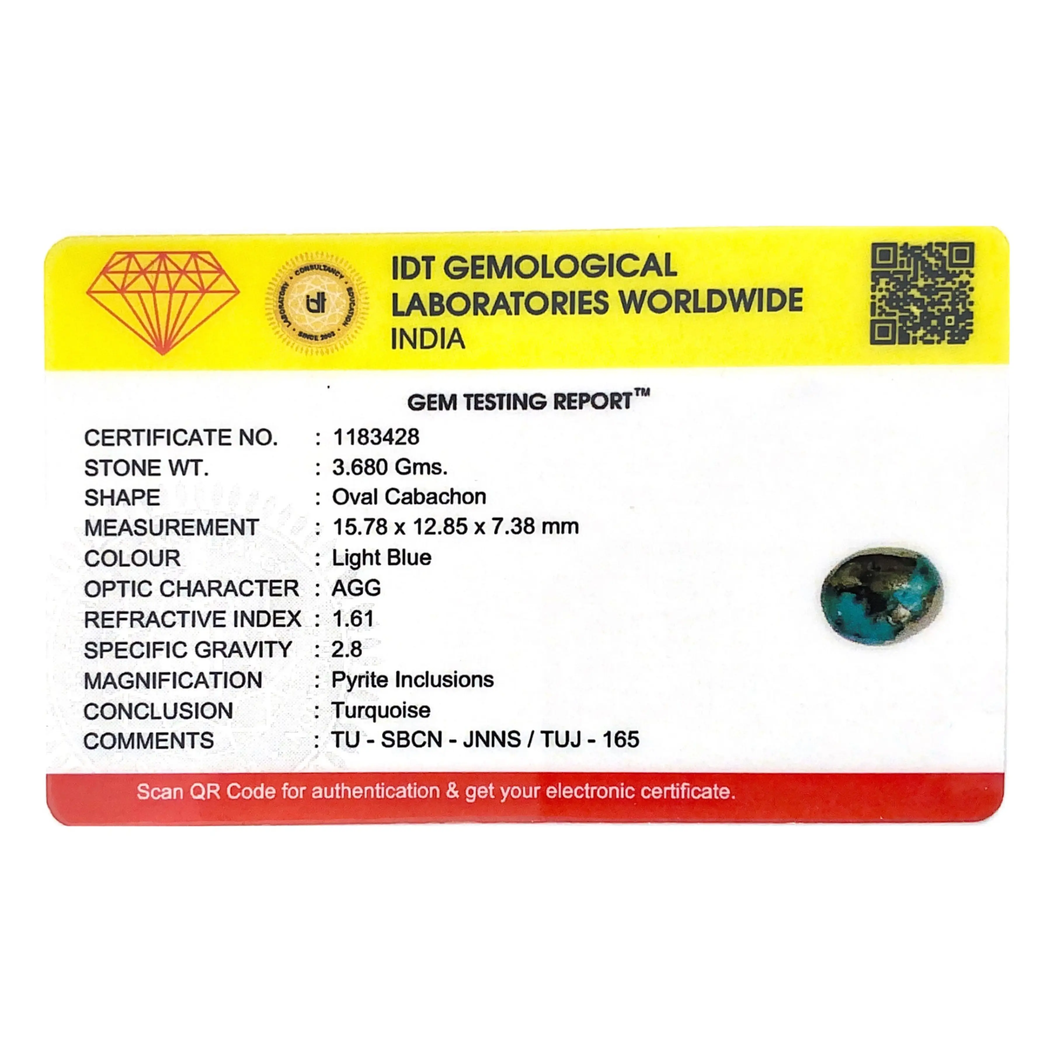 Pramogh Irani Firoza - 18.4 Carat - view 4