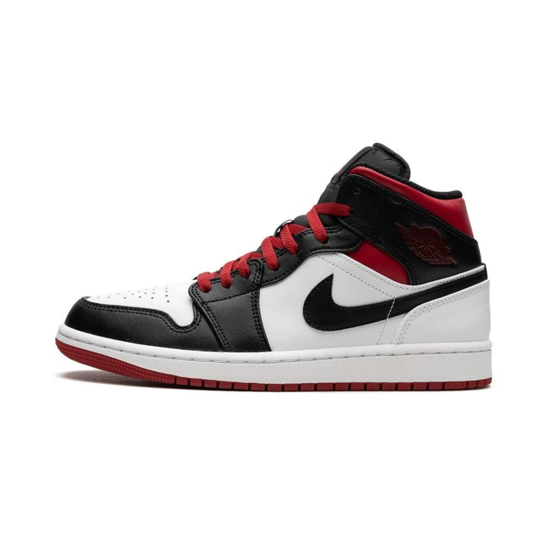 Nike Air Jordan Jordan 1 Mid Gym Red Black Toe - view 2