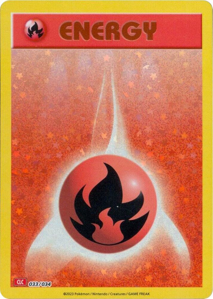 Pokémon Basic Fire Energy - 033/034 - Promo - CLC [tcgc-CLC033] [Holo]
