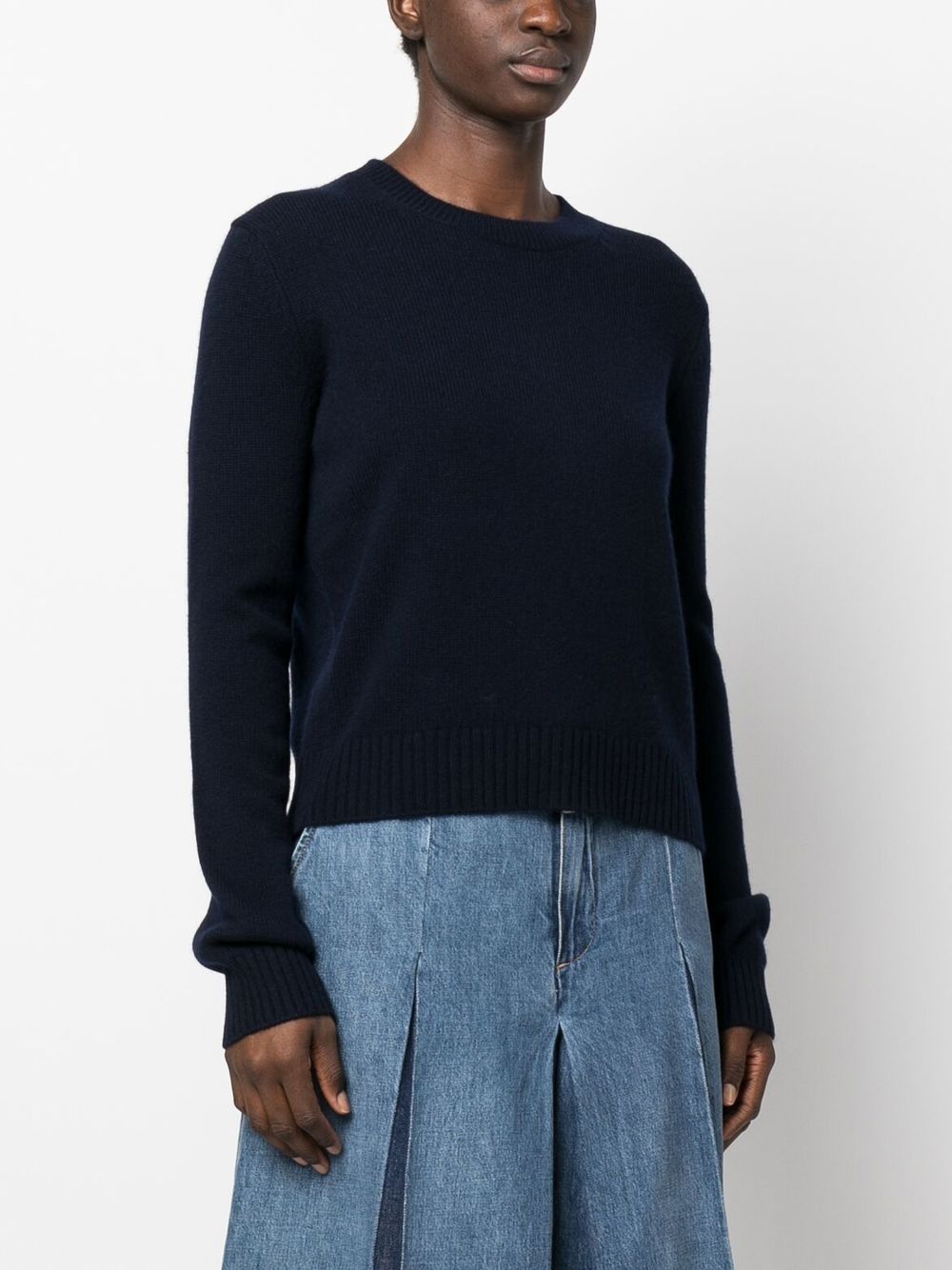LISA YANG Sweaters NAVY – Cashmere 100 % - view 2