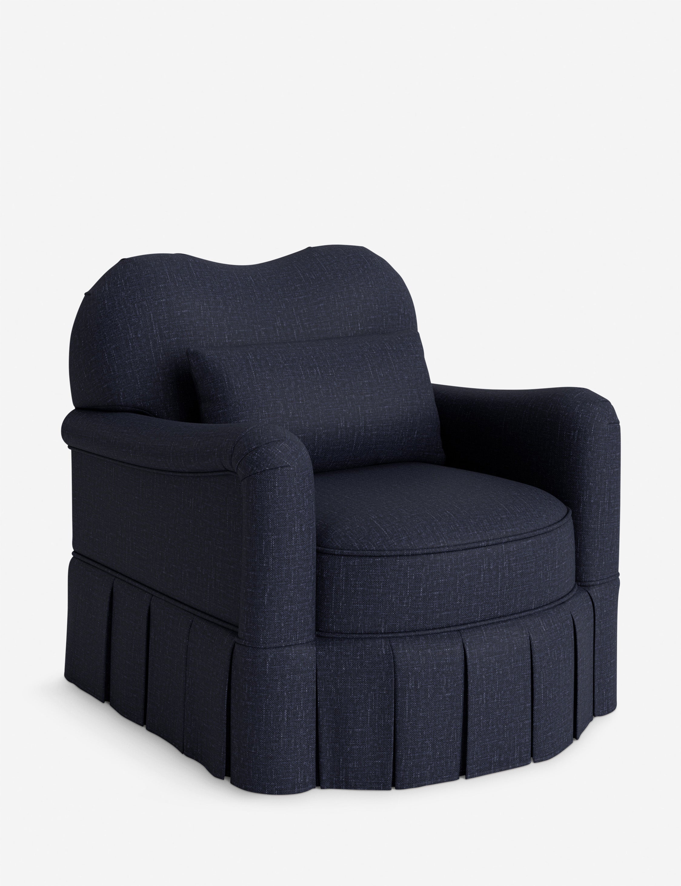 Lulu and Georgia Middleton Skirted Accent Chair by Ginny Macdonald - view 167