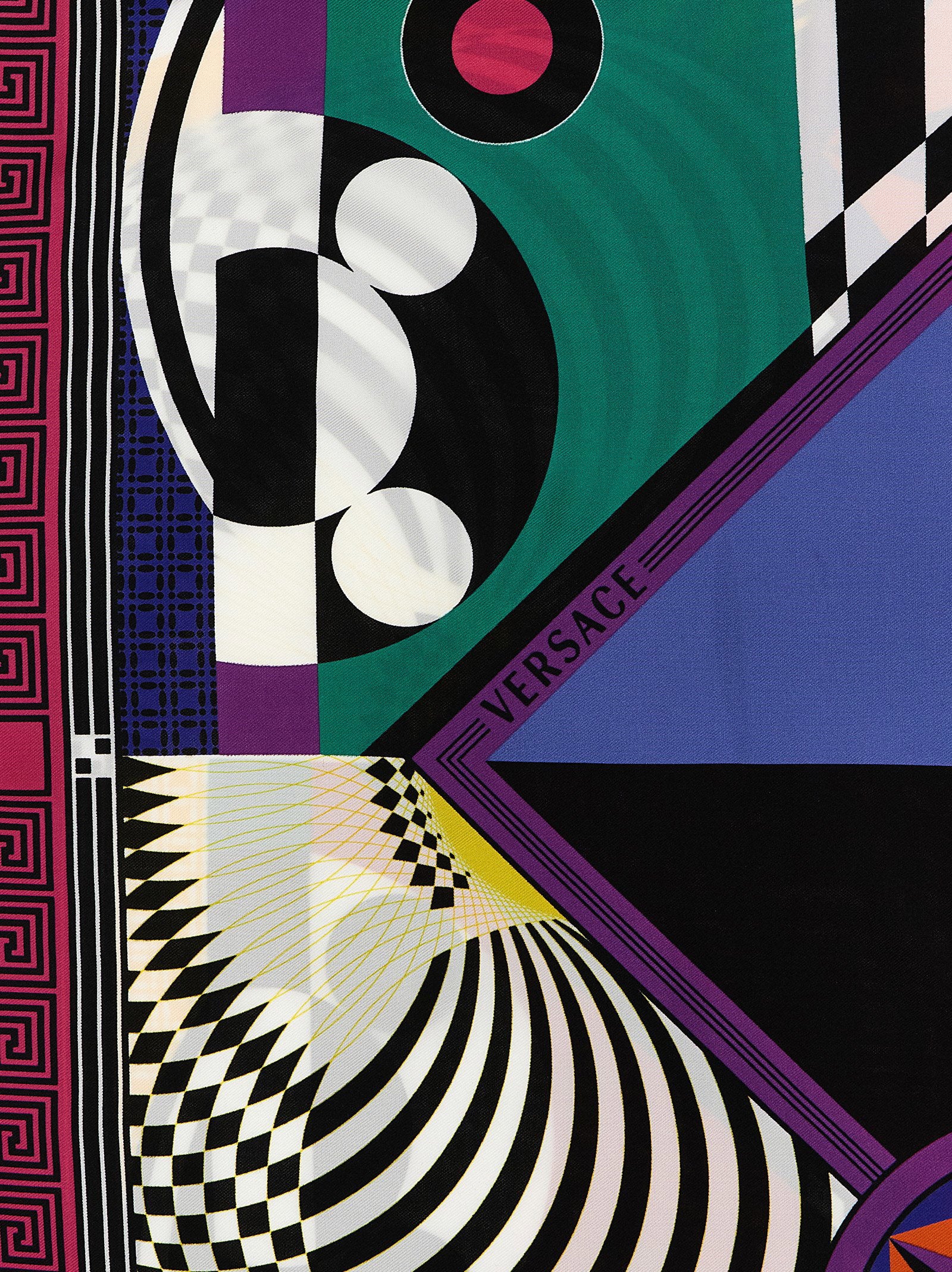 Versace Theatre Print Silk Scarf – 100% silk - view 2