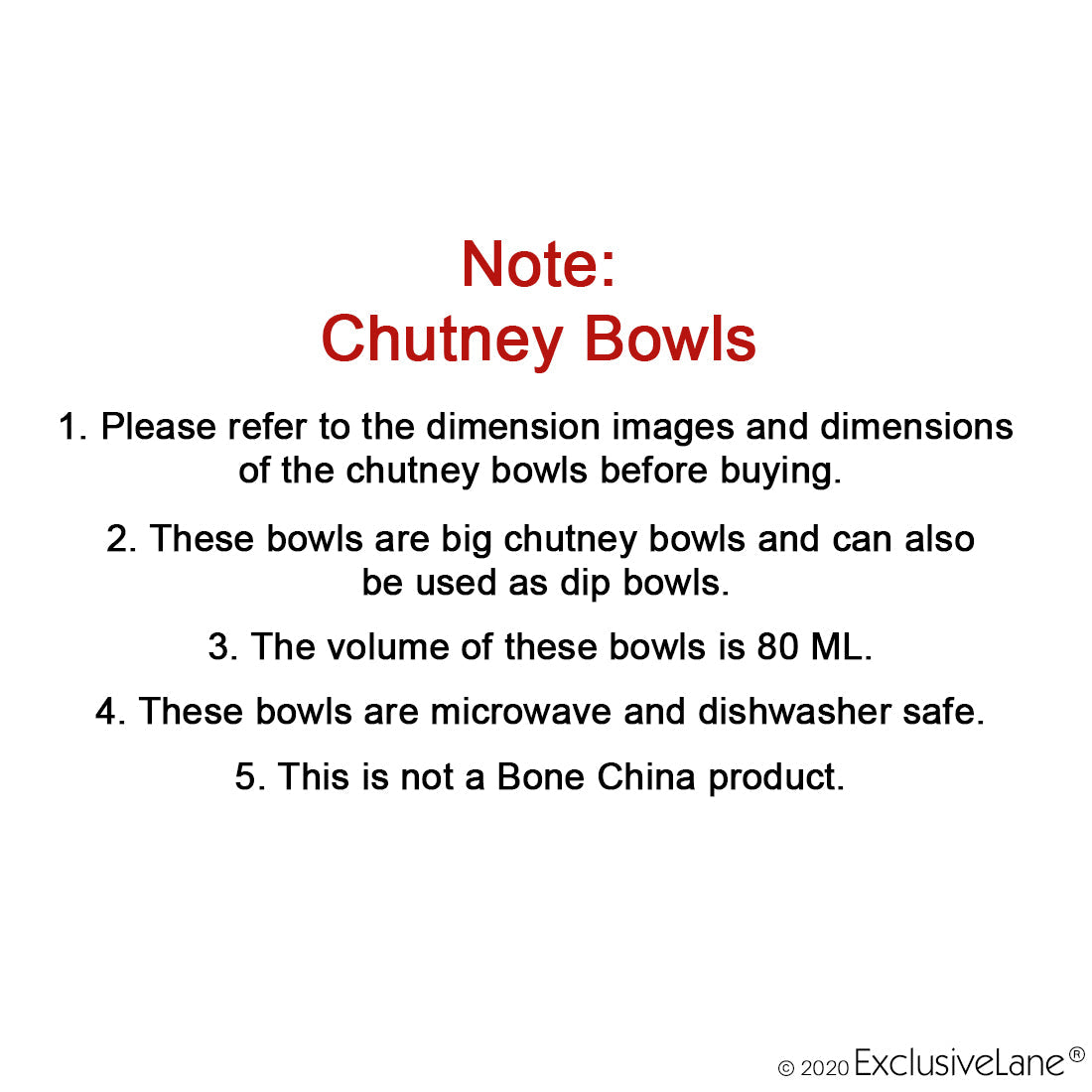 EXCLUSIVELANE 'Two Dips Of Hut' Handpainted Ceramic Chutney & Pickle Bowls (Set Of 2) - view 5