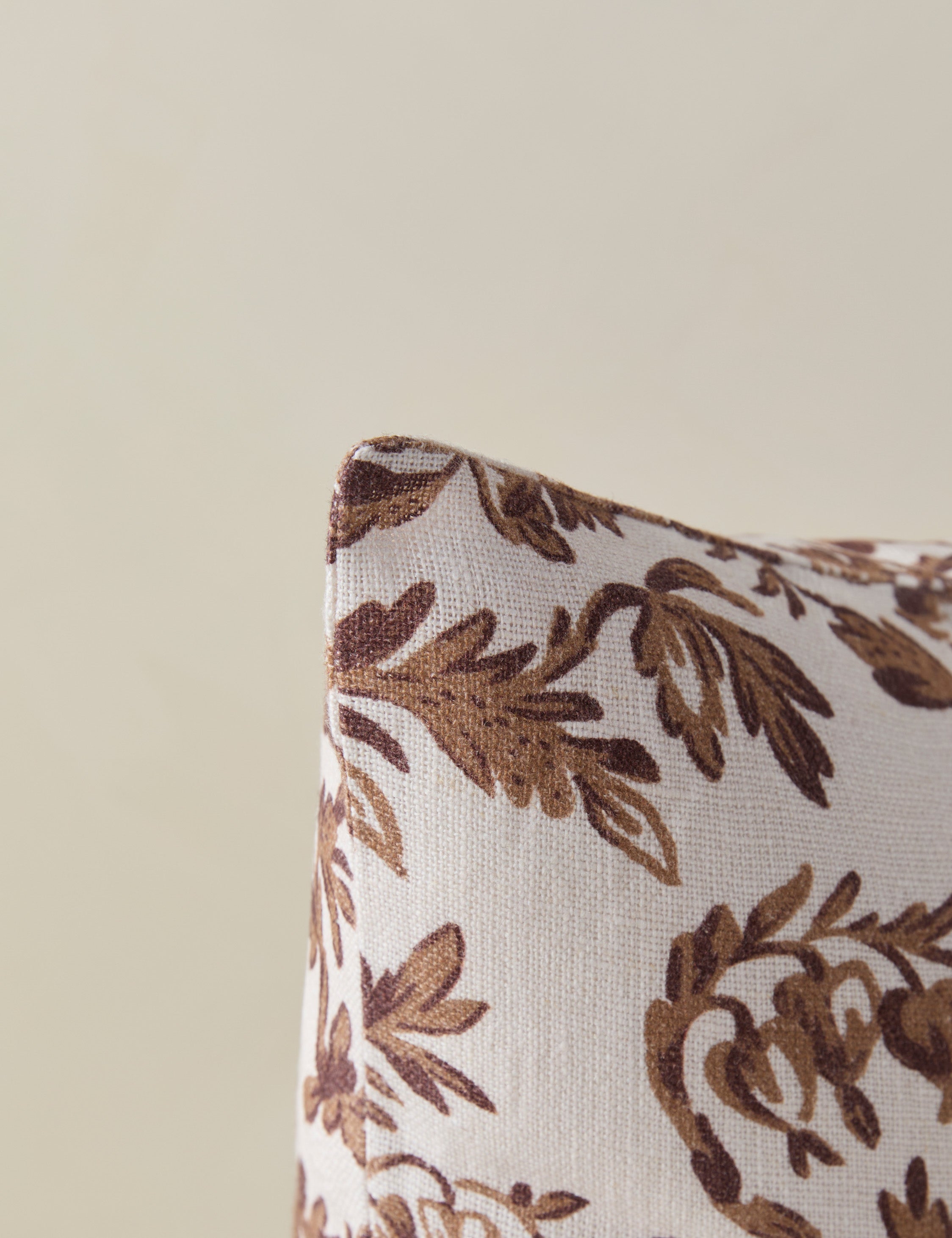 Lulu and Georgia Willemark Linen Pillow – Brown - view 5