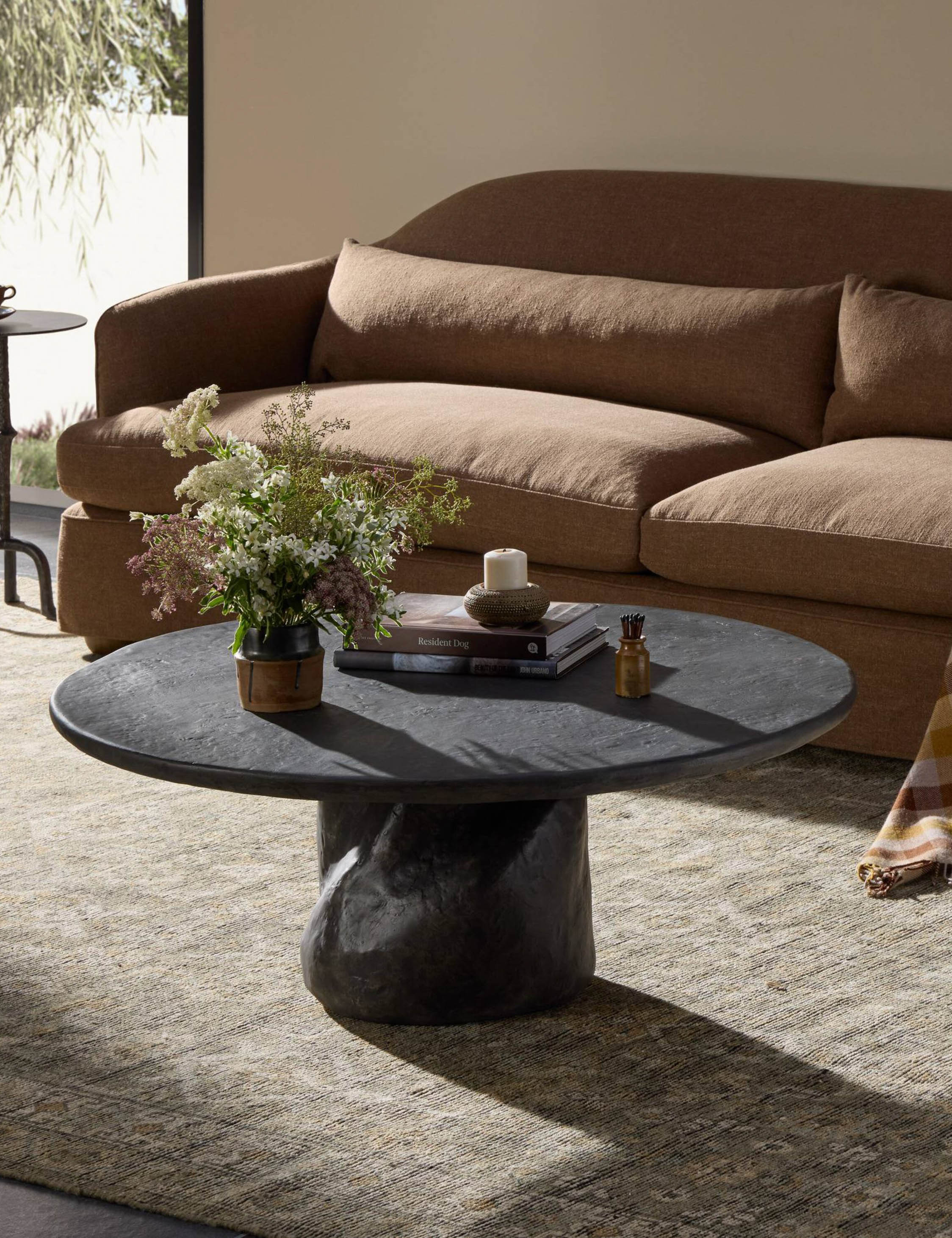 Lulu and Georgia Orozco Round Coffee Table – Black - view 2