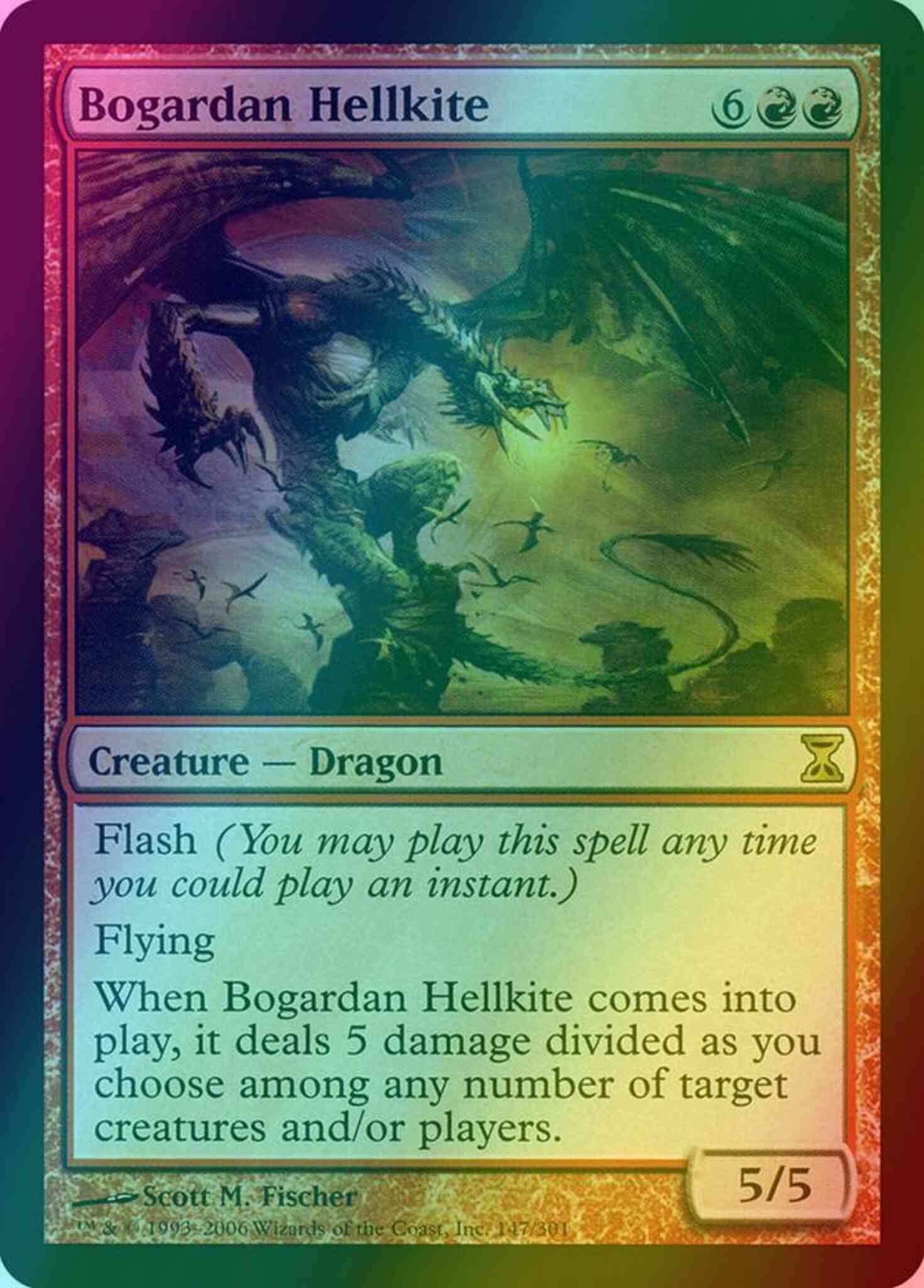 Bogardan hellkite 147 – Magic Bogardan Hellkite [147] [Time Spiral] [Foil]