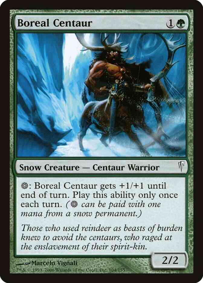 Boreal centaur 104 – Magic Boreal Centaur [104] [Coldsnap] [Non-Foil]
