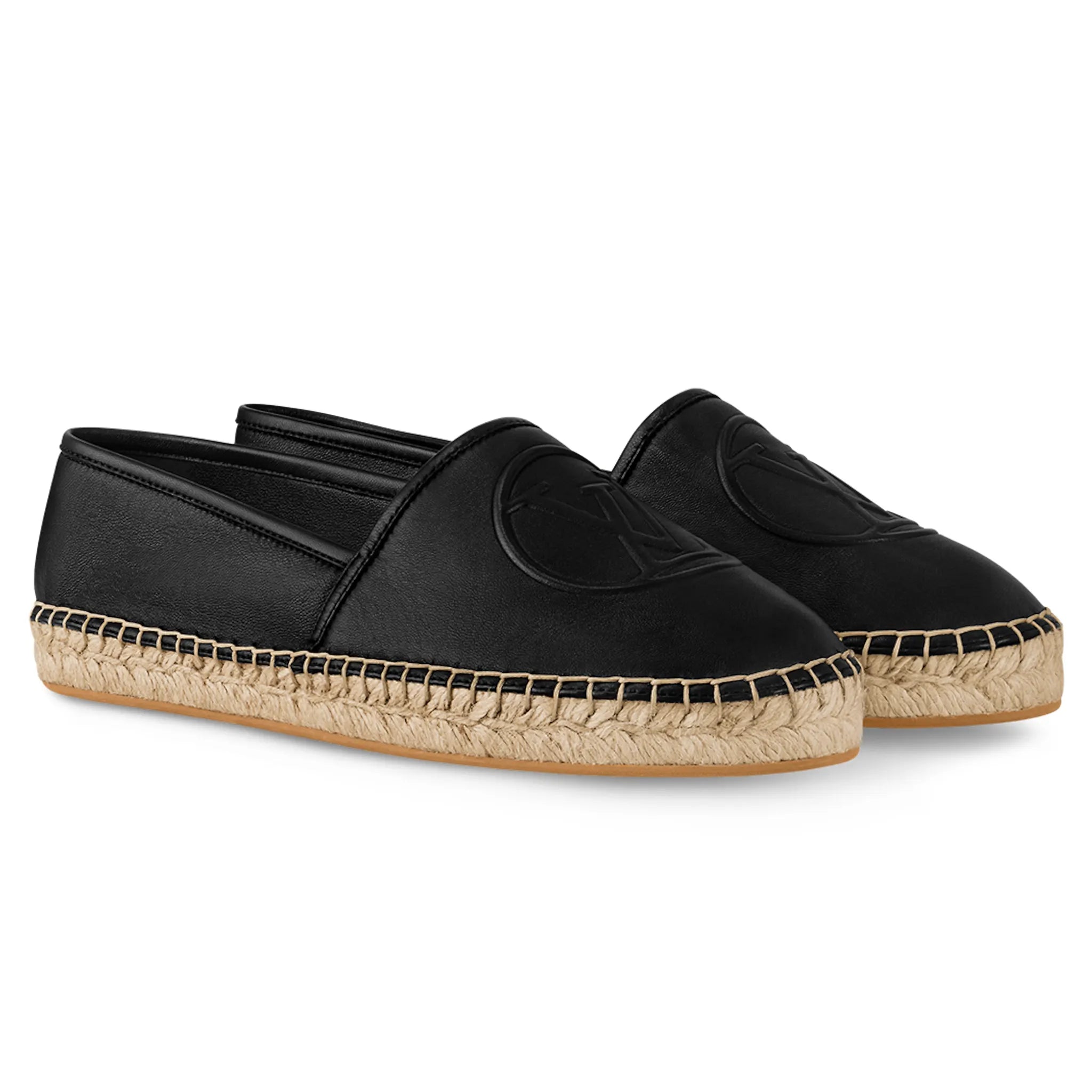 Louis Vuitton Starboard Leather Black Espadrilles - view 2