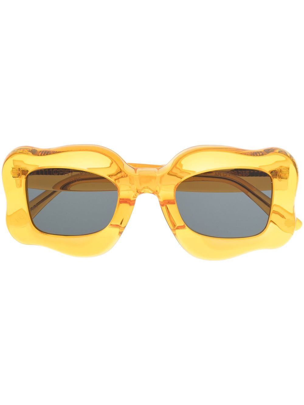 Bonsai oversized curved-frame sunglasses – PVC 100%