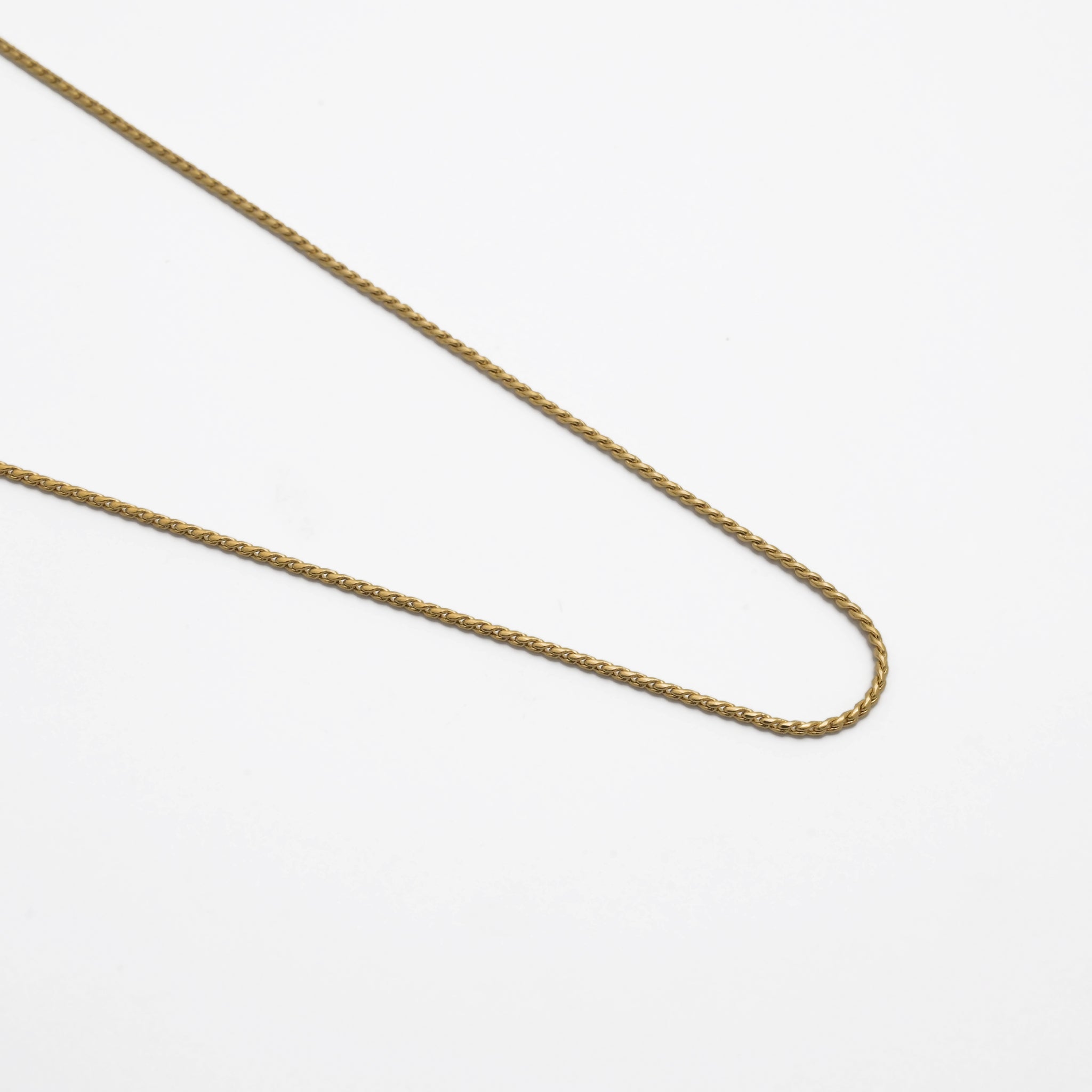 Branta Sleek Glossy Gold Chain For Women And Girls - view 2