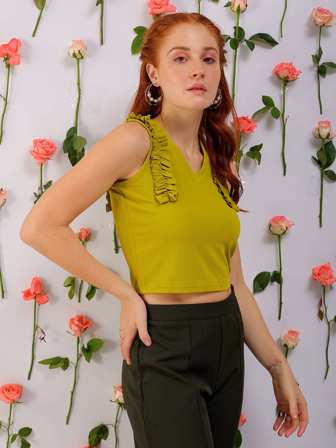 Freehand by The Indian Garage Co Women Solid Top - view 5