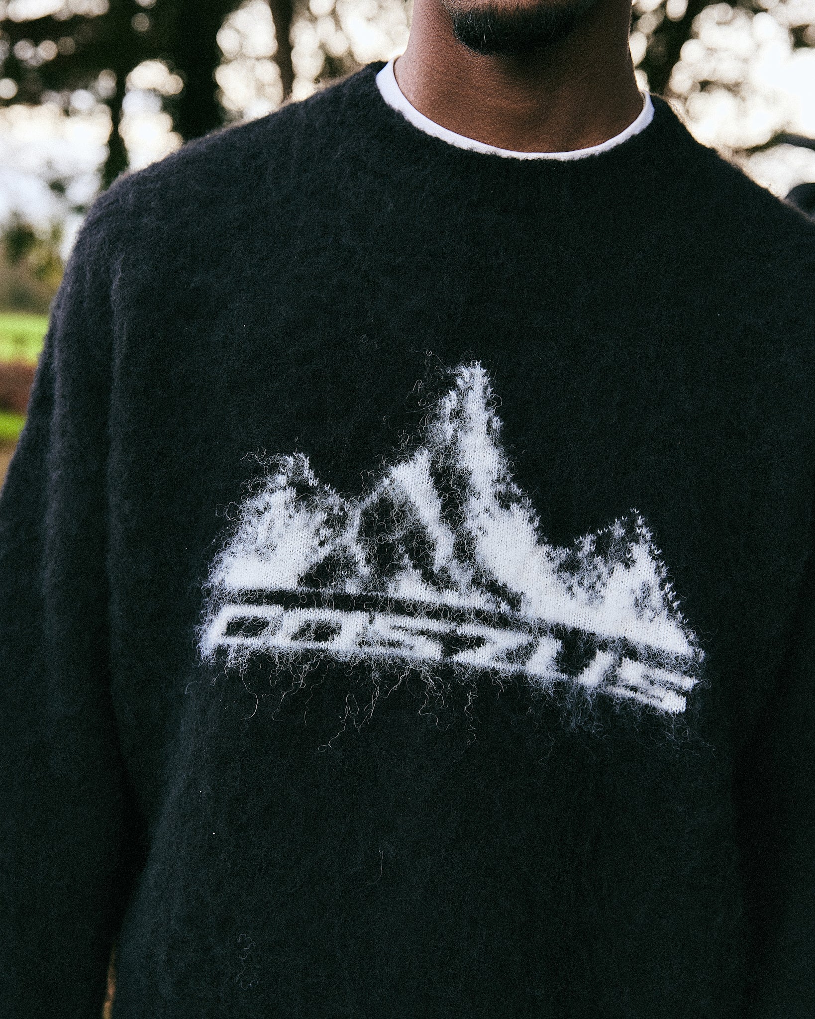 Coszus Alpine Mohair Knit Black Sweatshirt - view 4