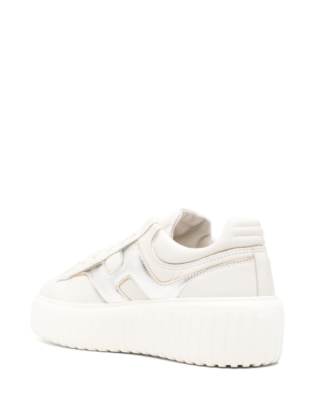 Hogan H-Stripes Sneakers – Calf Leather 100% - view 3