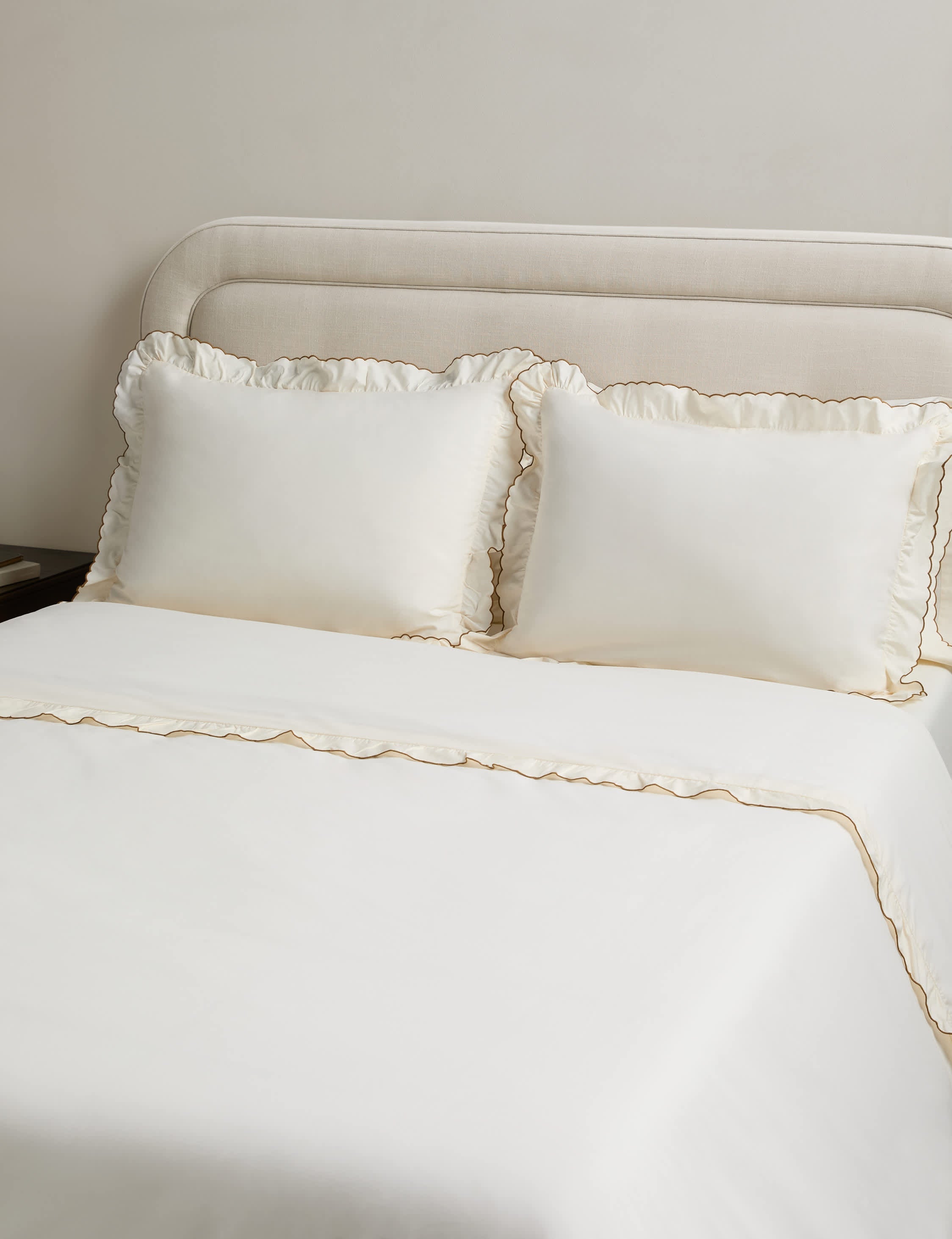 Lulu and Georgia Hatton Scalloped Percale Sham - view 5