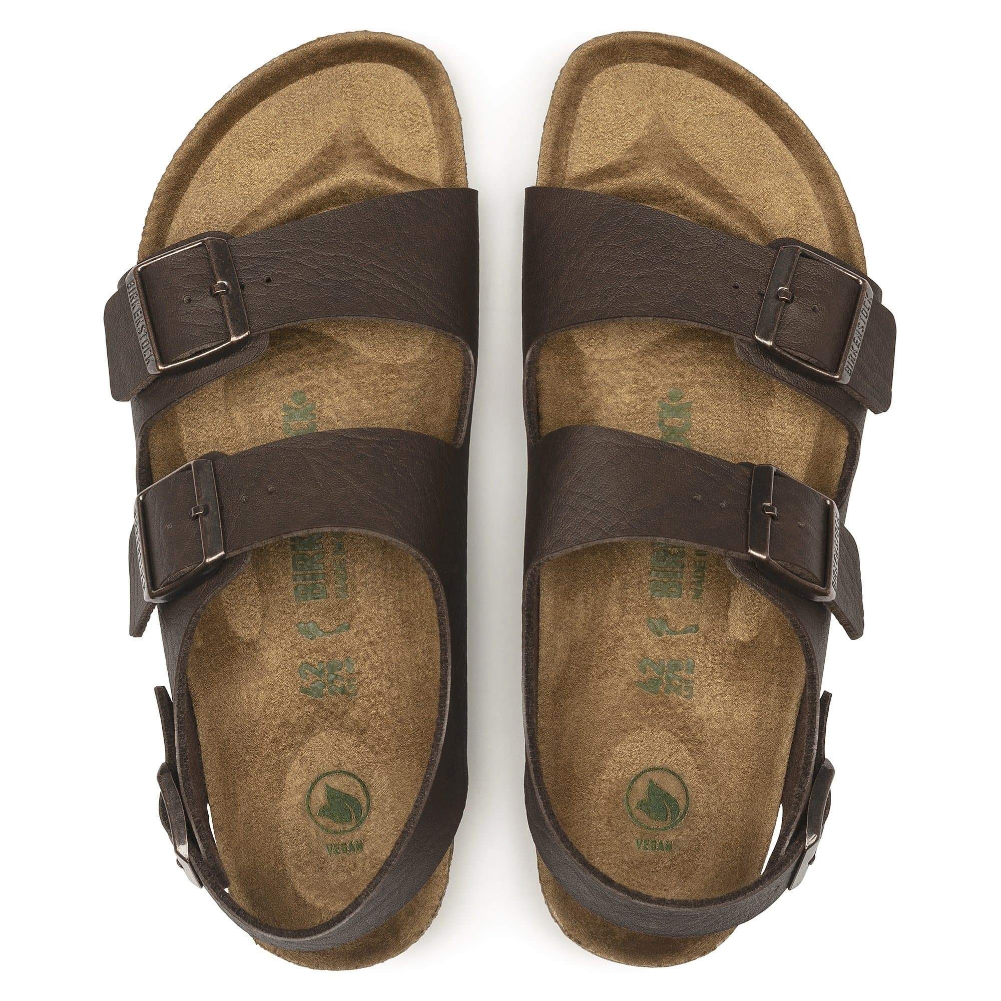 Birkenstock Milano Birko-Flor – Brown Brown/Saddle Matt Brown - view 2