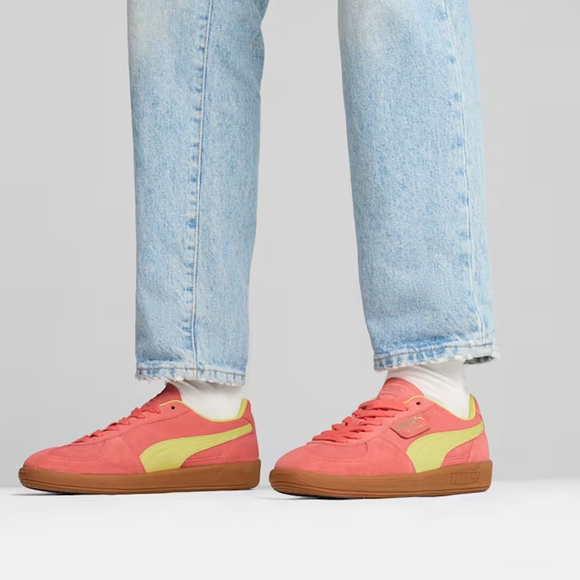 Puma | Palermo { Salmon/lime Sheen-gum - view 5