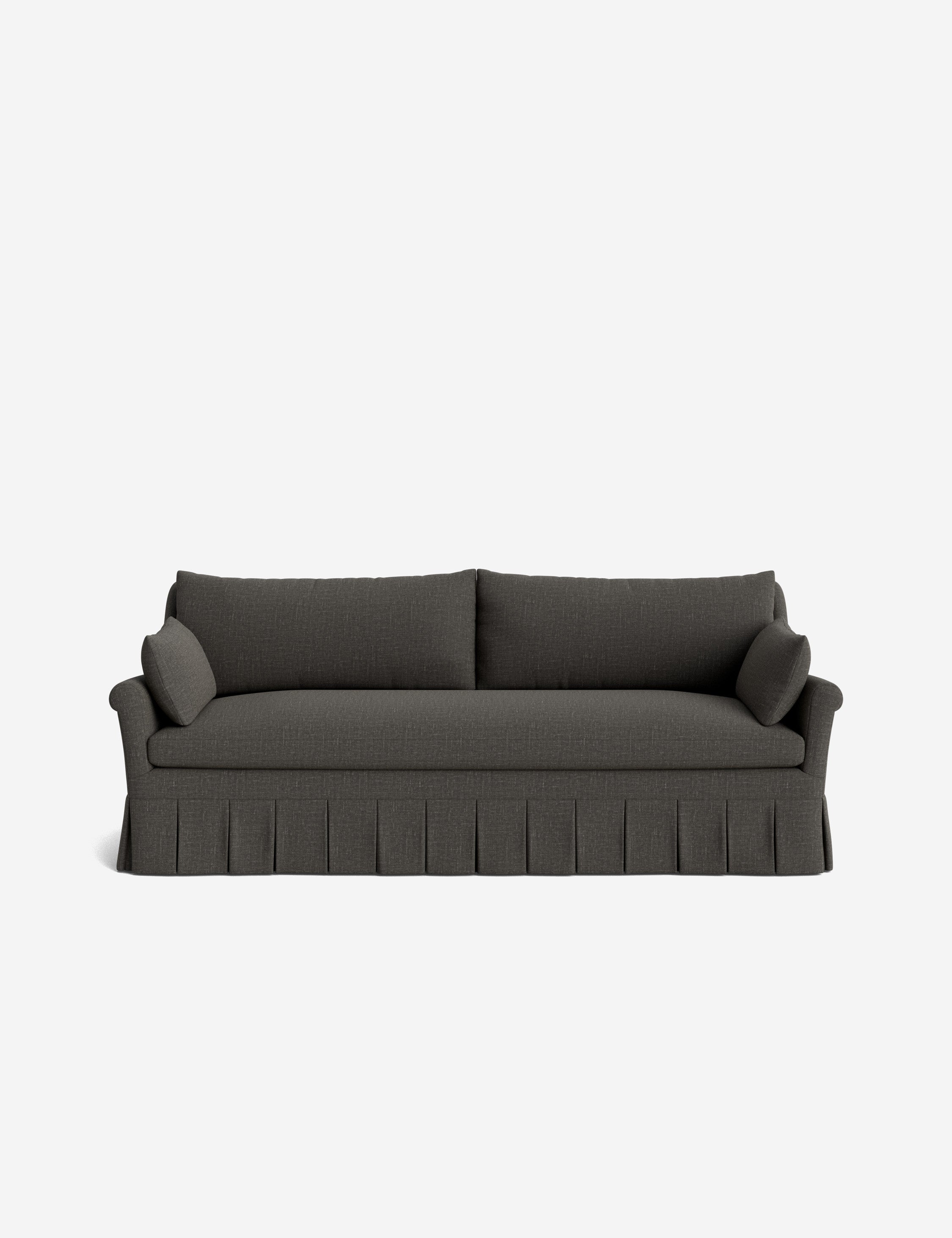 Lulu and Georgia Portola Rolled Arm Pleated Sofa - view 137