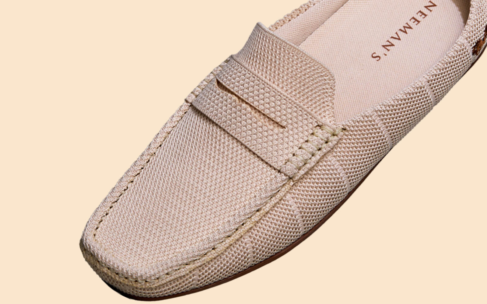 Neeman's Relive Knit Mules : Beige - view 8