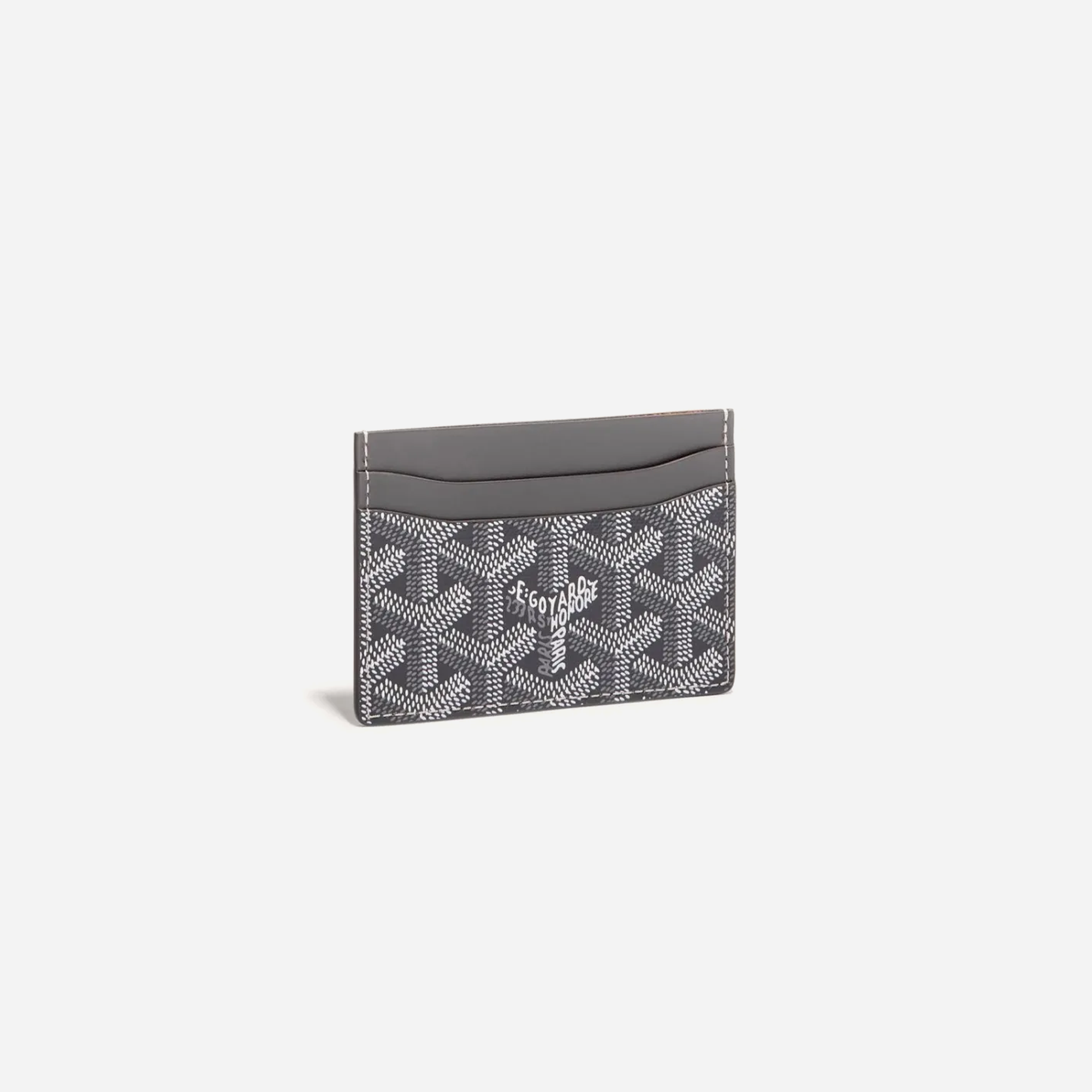 Goyard Saint-Sulpice Card Wallet Grey
