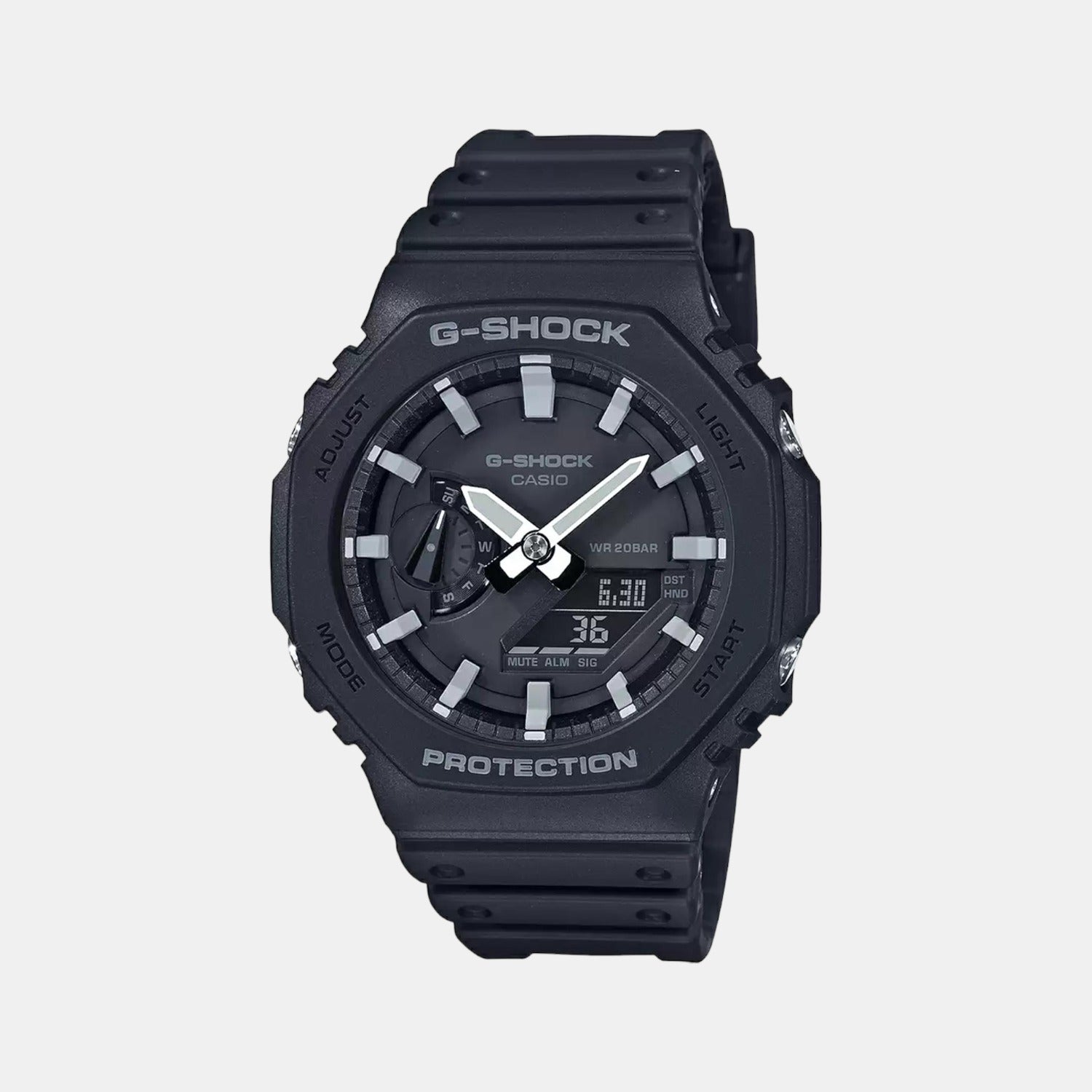 Casio G-Shock Men Quartz Black Dial Analog-Digital Resin Watch G986
