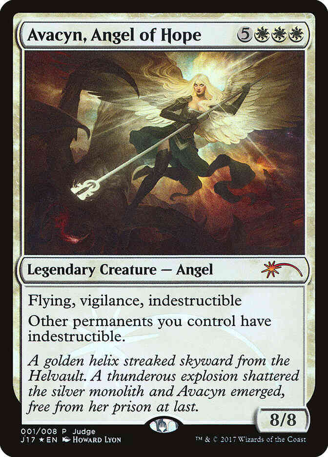 Magic Avacyn, Angel of Hope [Judge Gift Cards 2017] [Foil]