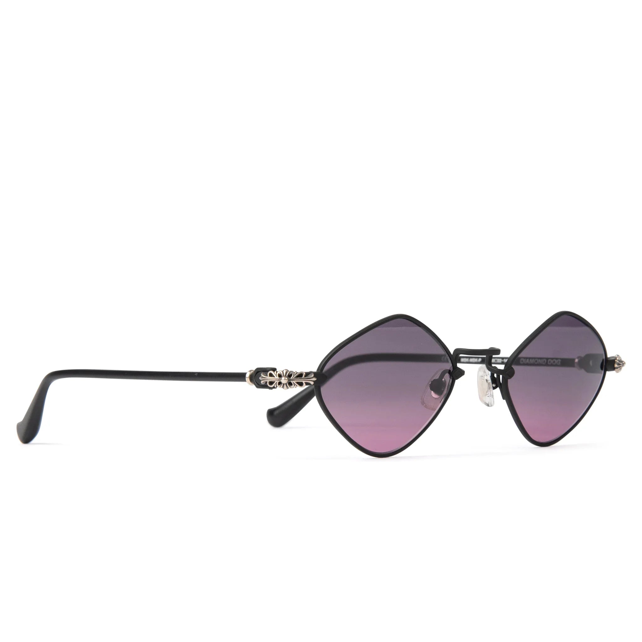 Chrome Hearts Diamond Dog Matte Black Sunglasses