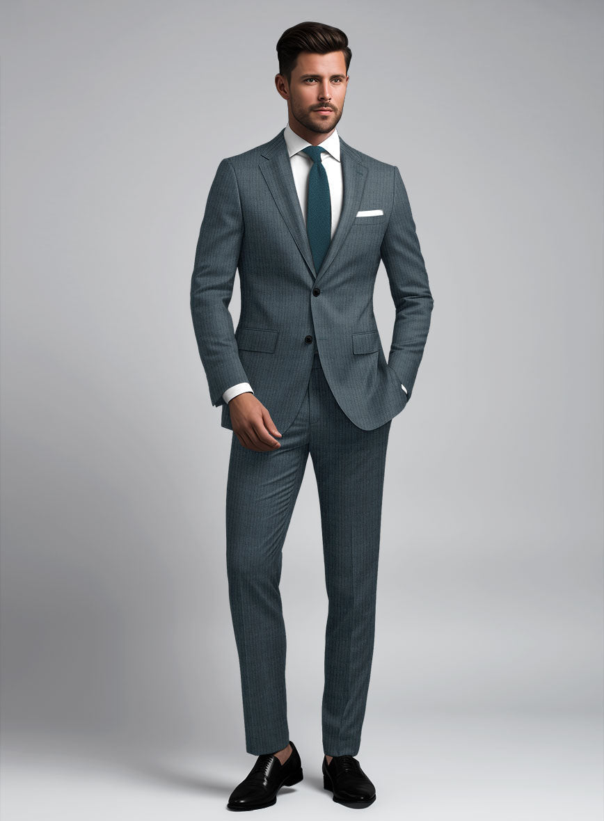 StudioSuits Reda Tibaro Blue Stripe Wool Suit - view 2