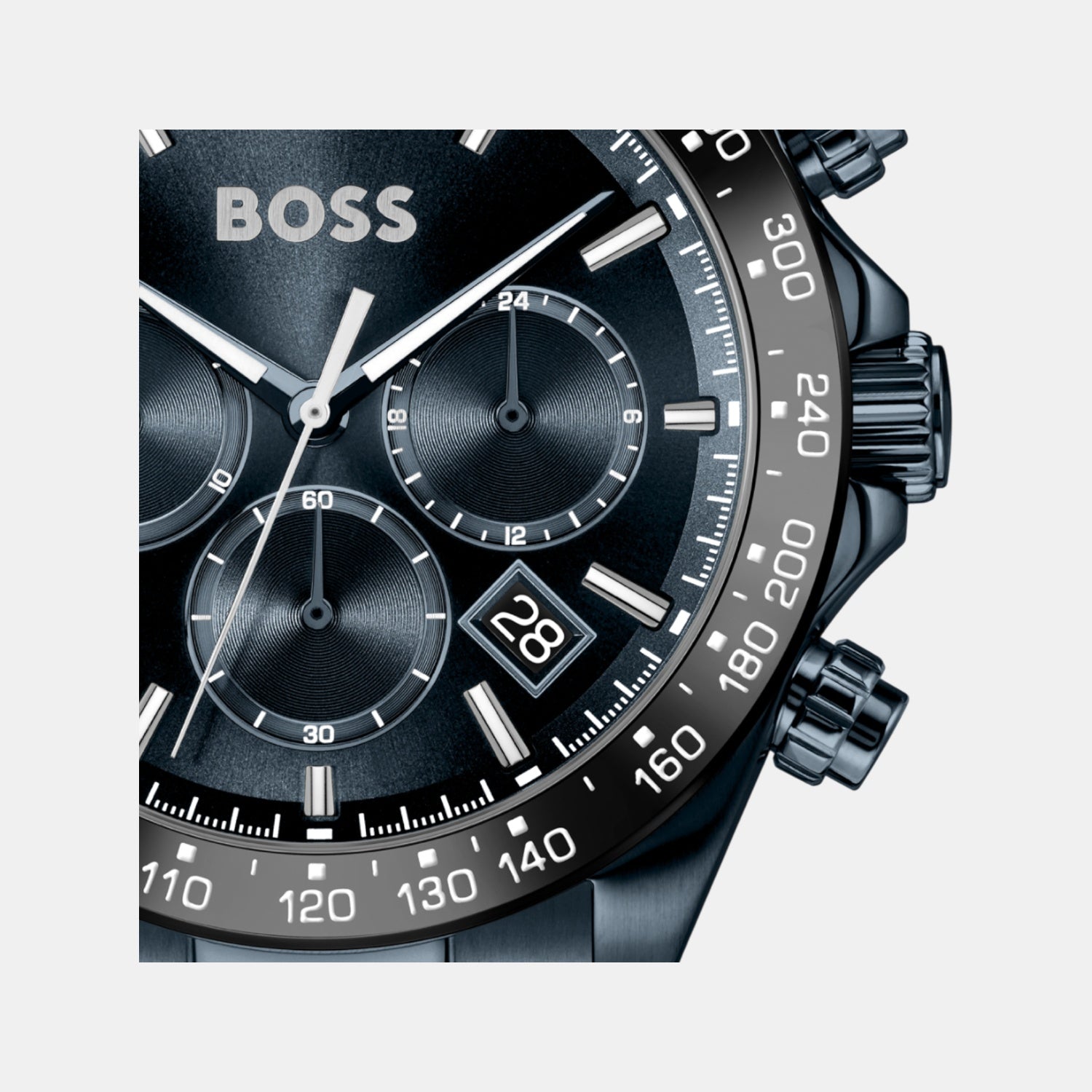 Boss Hero 2.0 Men Quartz Blue Dial Chronograph Stainless Steel Watch 1514270 - view 4
