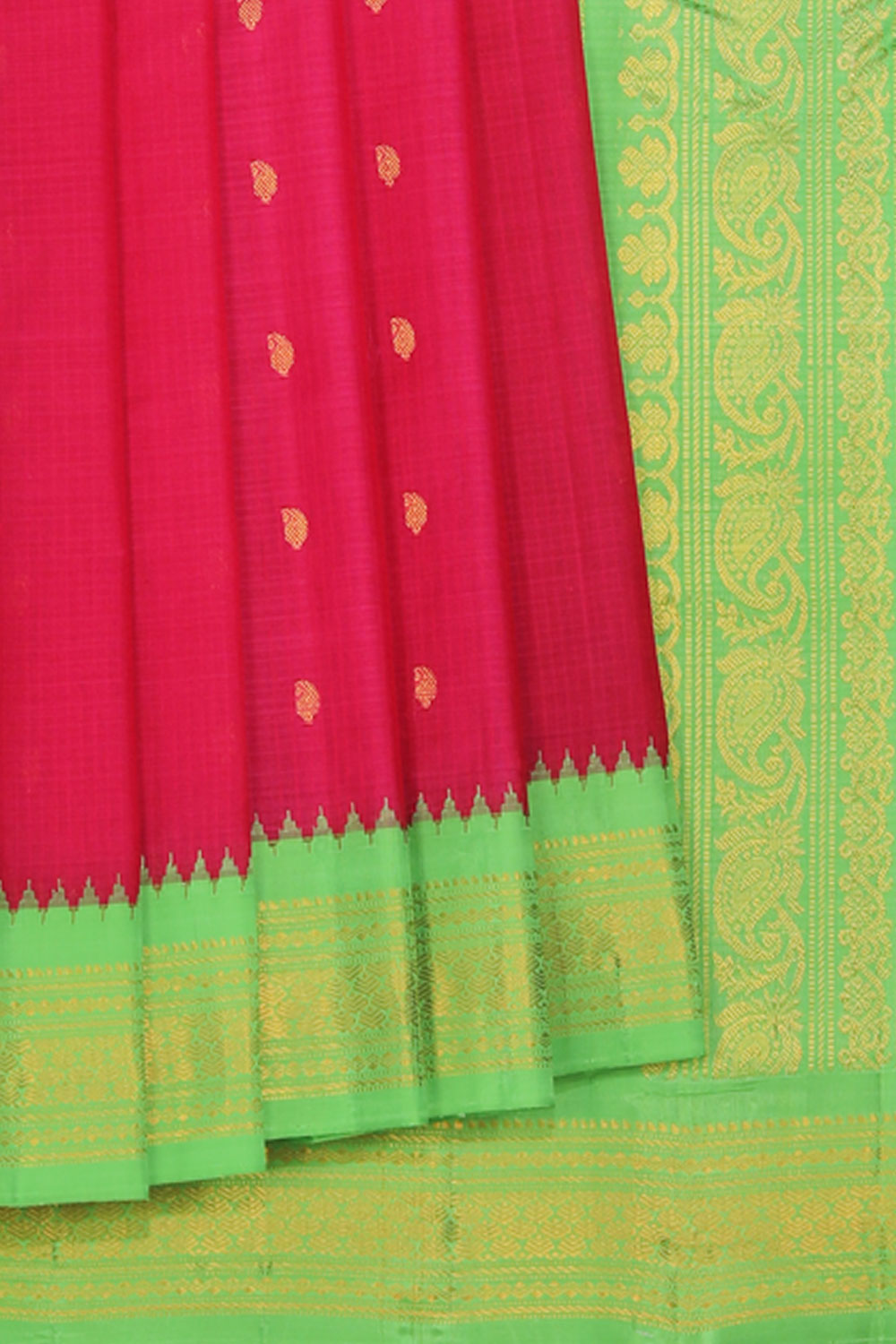Kalanjali Gadwal Pink Saree – Women's