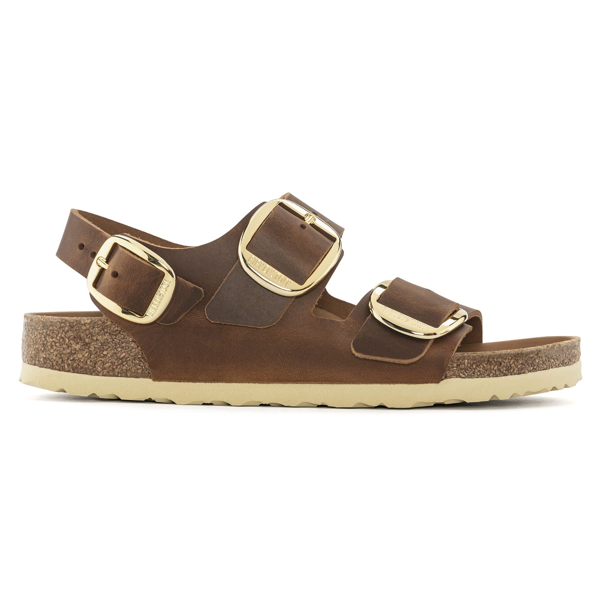 Birkenstock Milano Big Buckle Oiled Leather – Brown Brown/Cognac - view 4