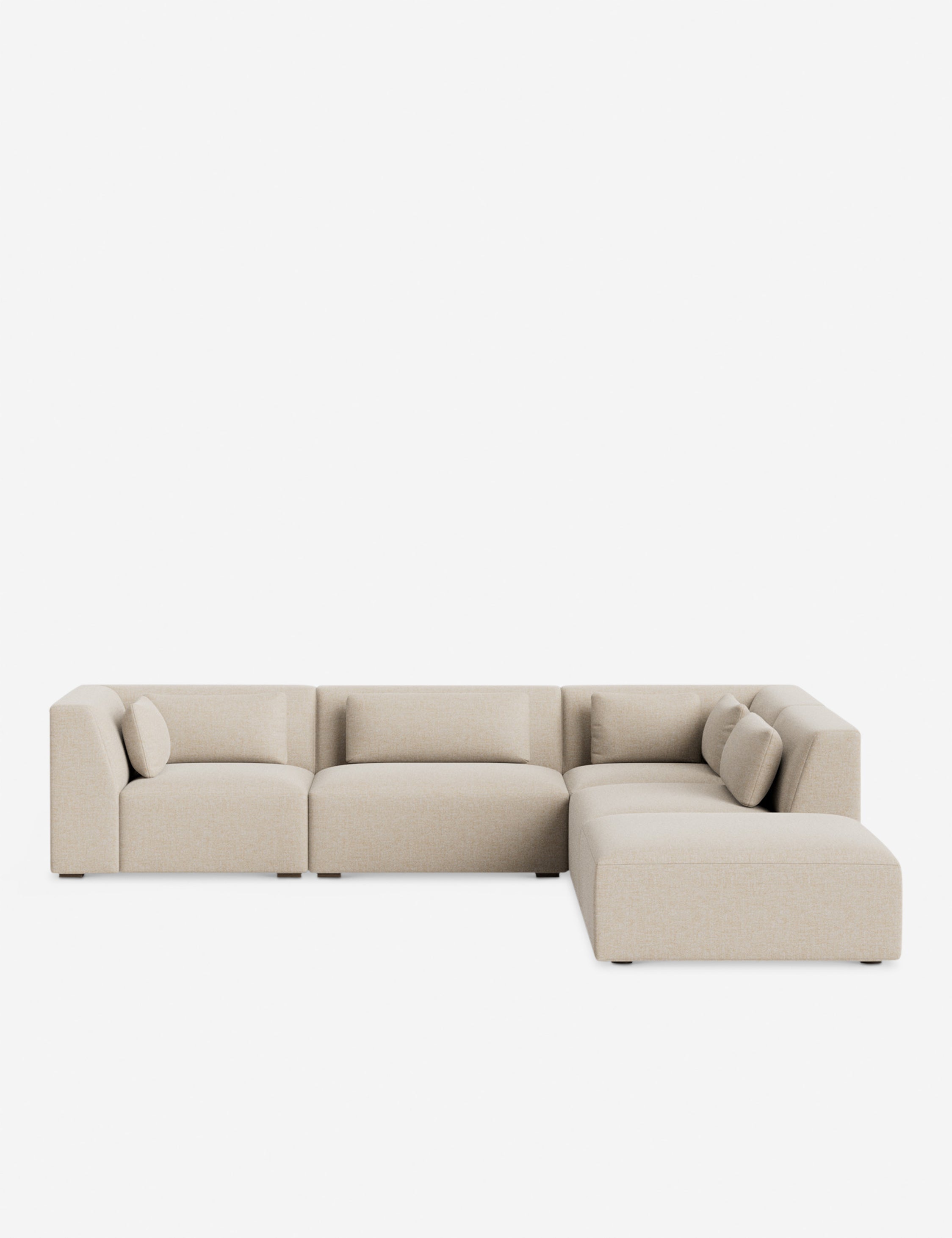 Lulu and Georgia Koh Modular Sectional Sofa With Ottoman - view 20