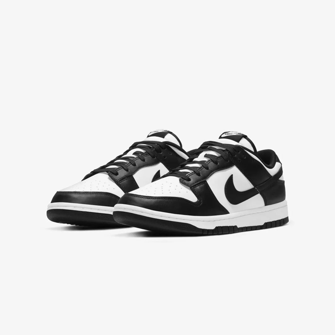 Nike | DUNK LOW RETRO { WHITE/BLACK-WHITE - view 2