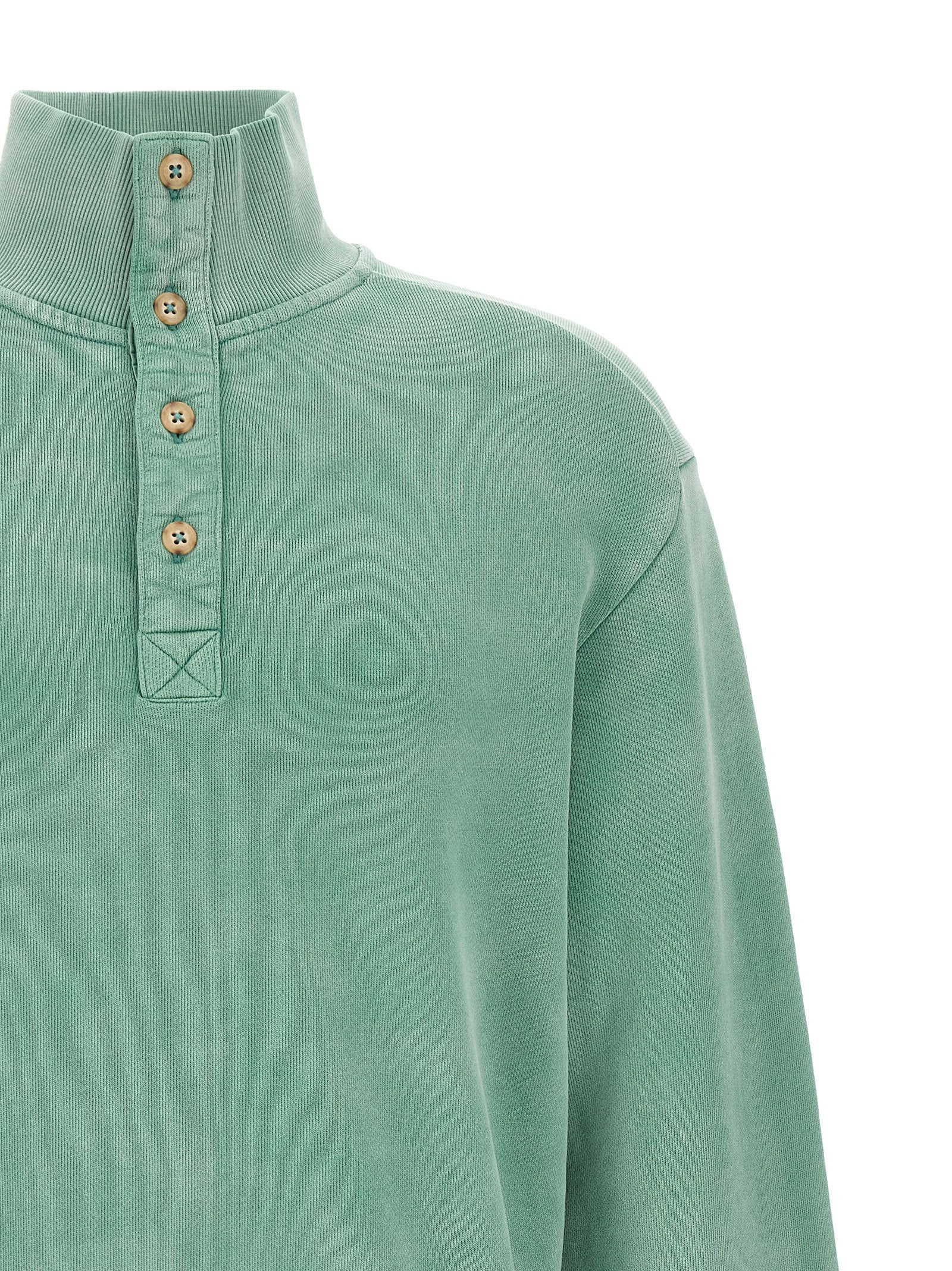 Entire Studios Buttoned Turtleneck Sweatshirt - view 3