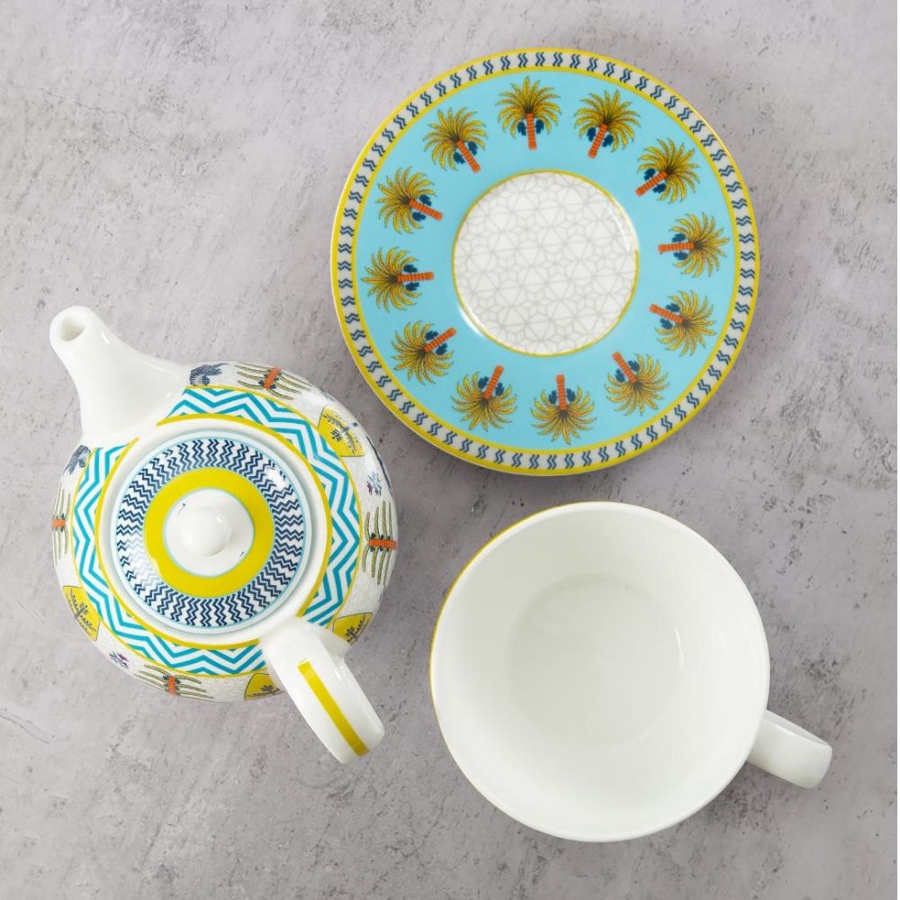 India Circus Mystical Gardens Tea for One | Tea Set | Set of 3 Pcs - view 2