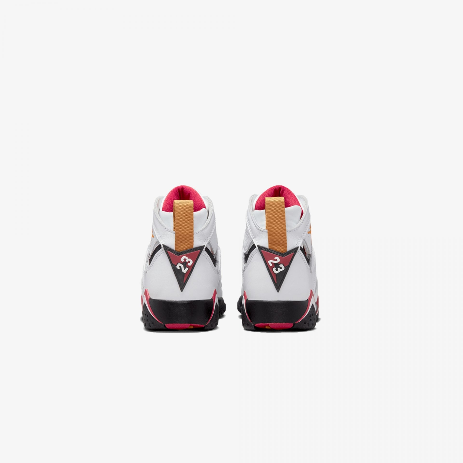 Jordan | AIR JORDAN RETRO 7 { WHITE/BLACK-CARDINAL RED-CHUTNEY (GS) - view 2